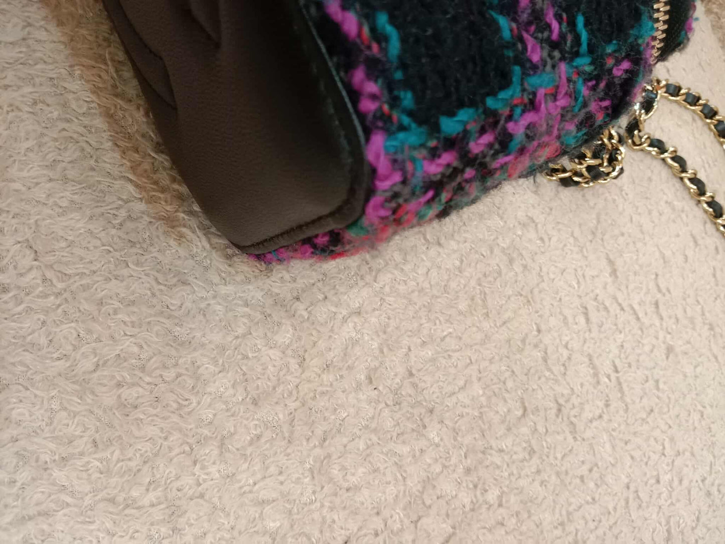 Chanel Tweed Vanity Multicolor Microchipped