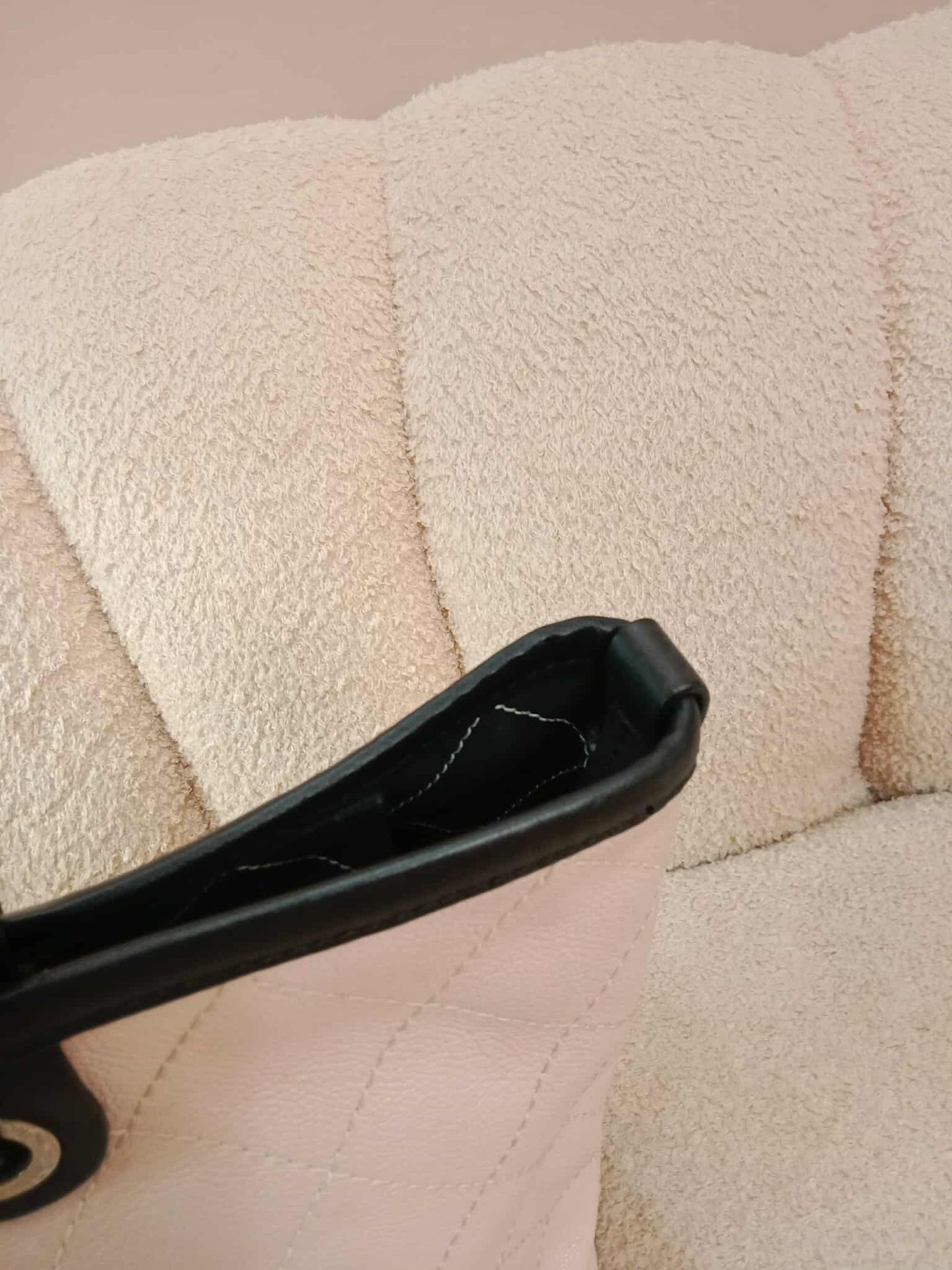 Chanel Shopping Fever Tote Bicolor Pink/Black Caviar Series 19