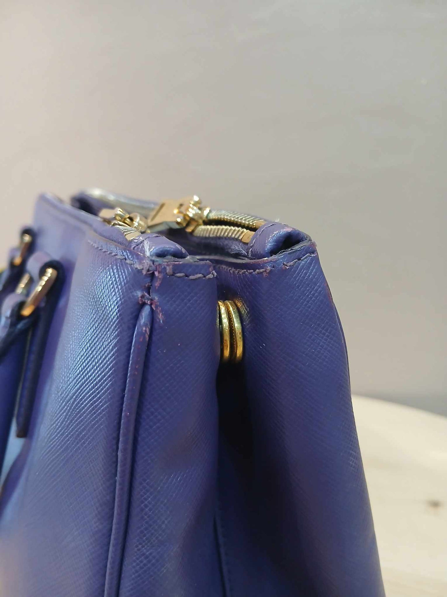 Prada Galleria Saffiano Purple Bag