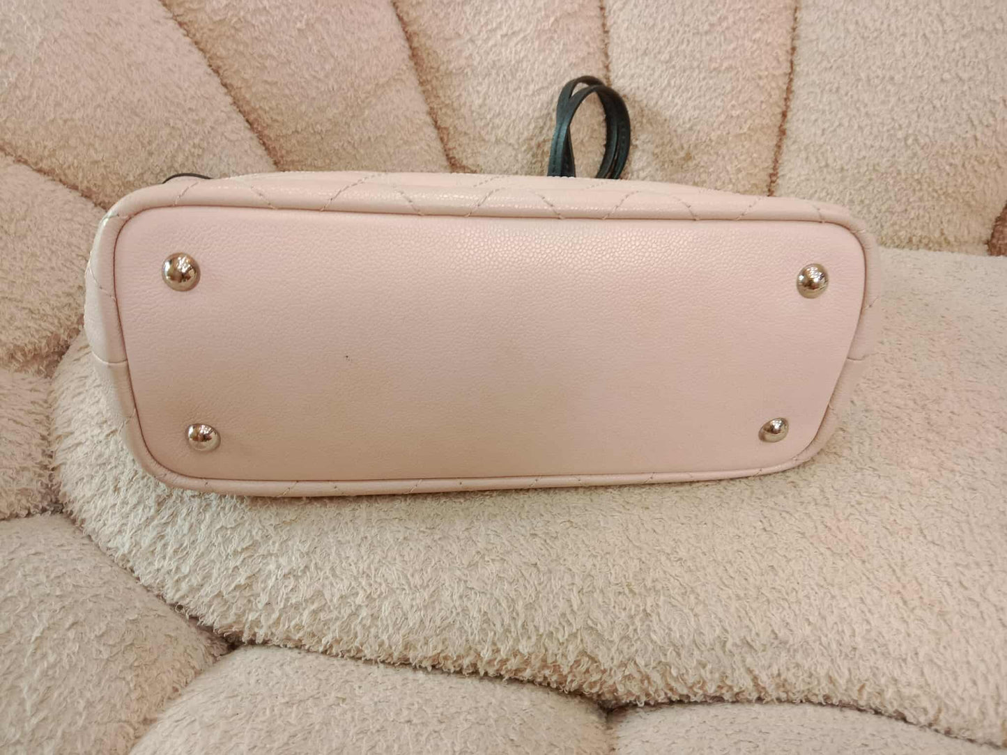 Chanel Shopping Fever Tote Bicolor Pink/Black Caviar Series 19