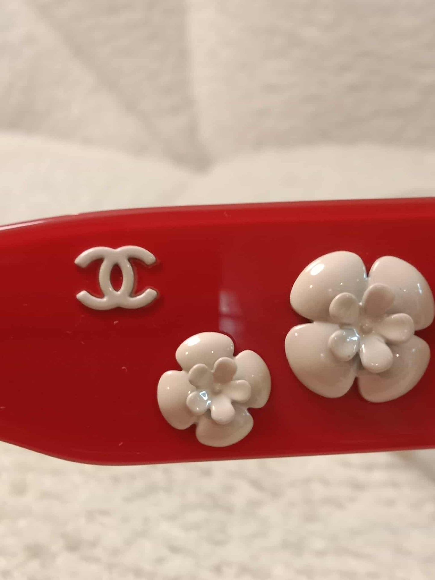 Chanel Red Sunglasses