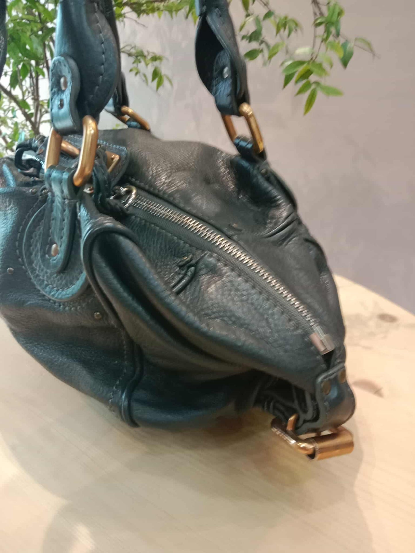 Chloe Paddington Leather Handbag Black