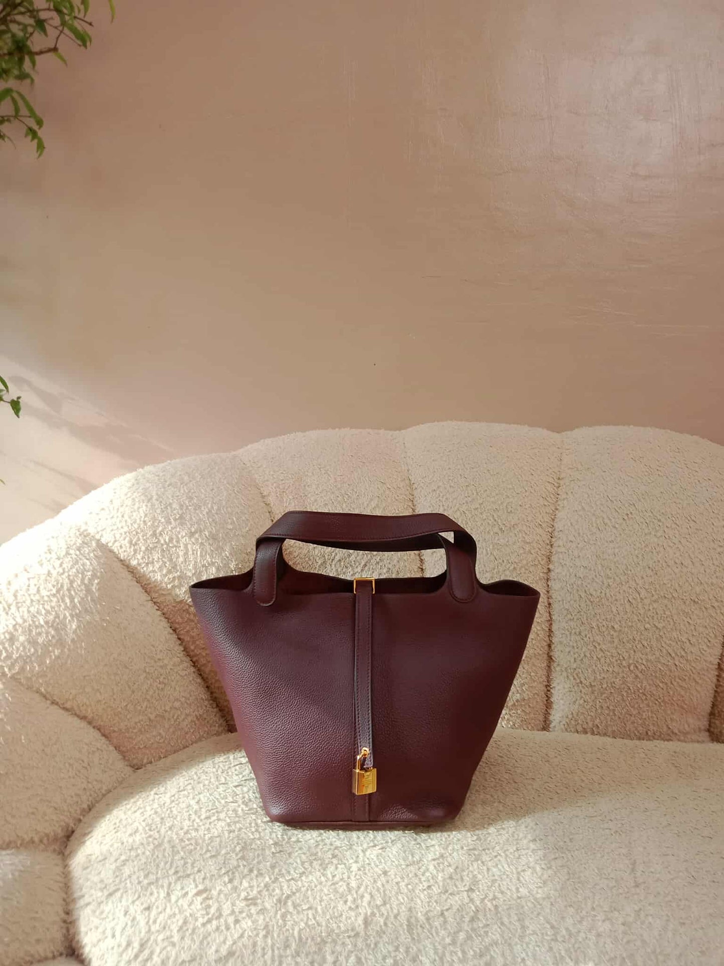 Hermes Picotin 22 Maurice Bordeaux Stamp Y 2020