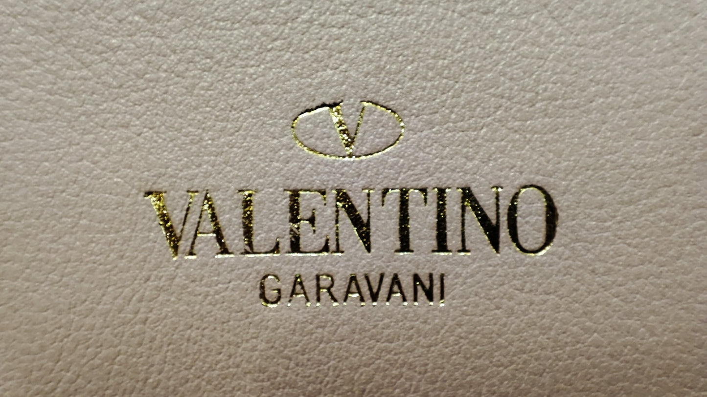 Valentino Rockstud Floral Pink Tote Bag