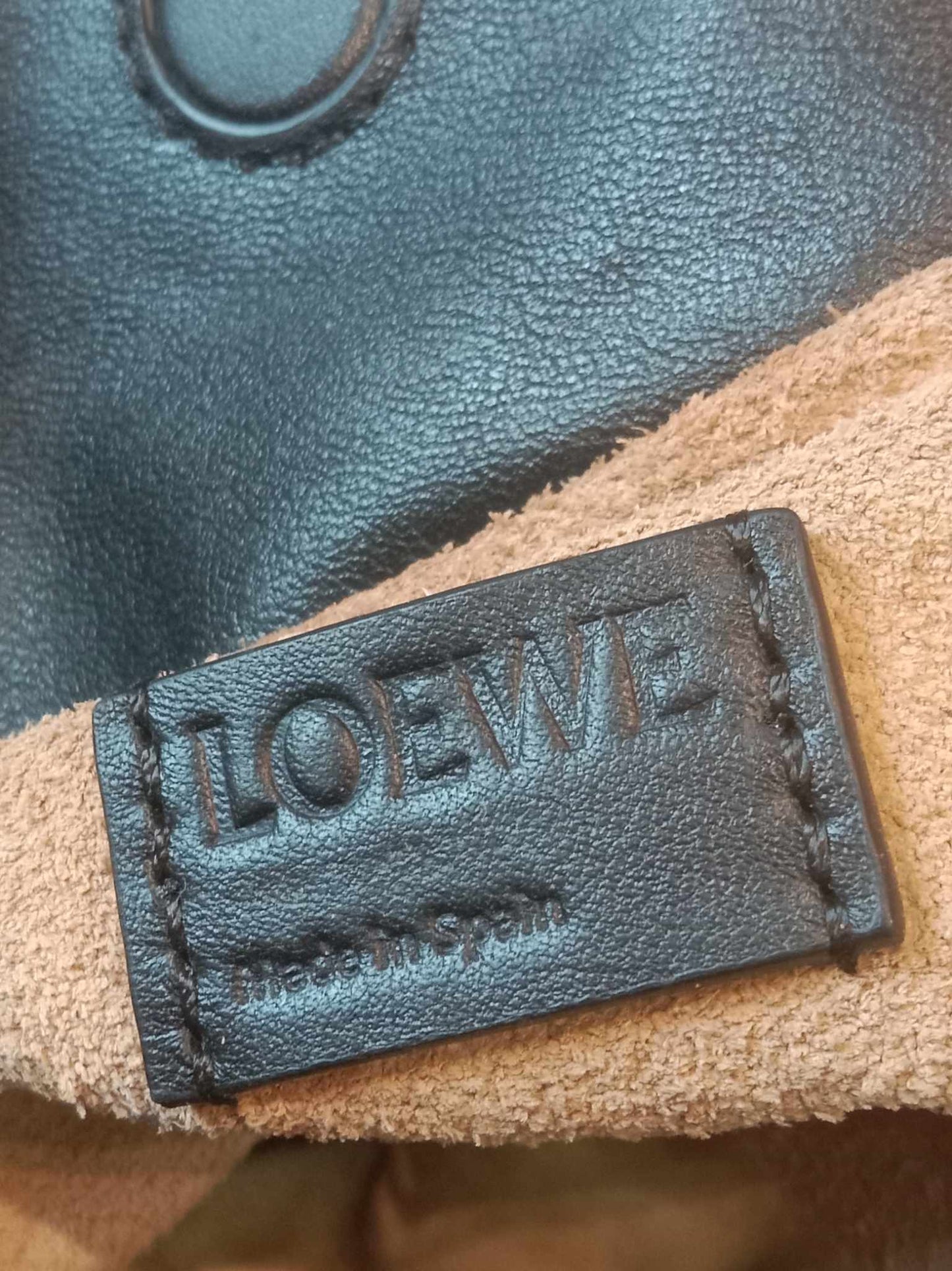 Loewe Flamenco Knot Clutch Calfskin Black