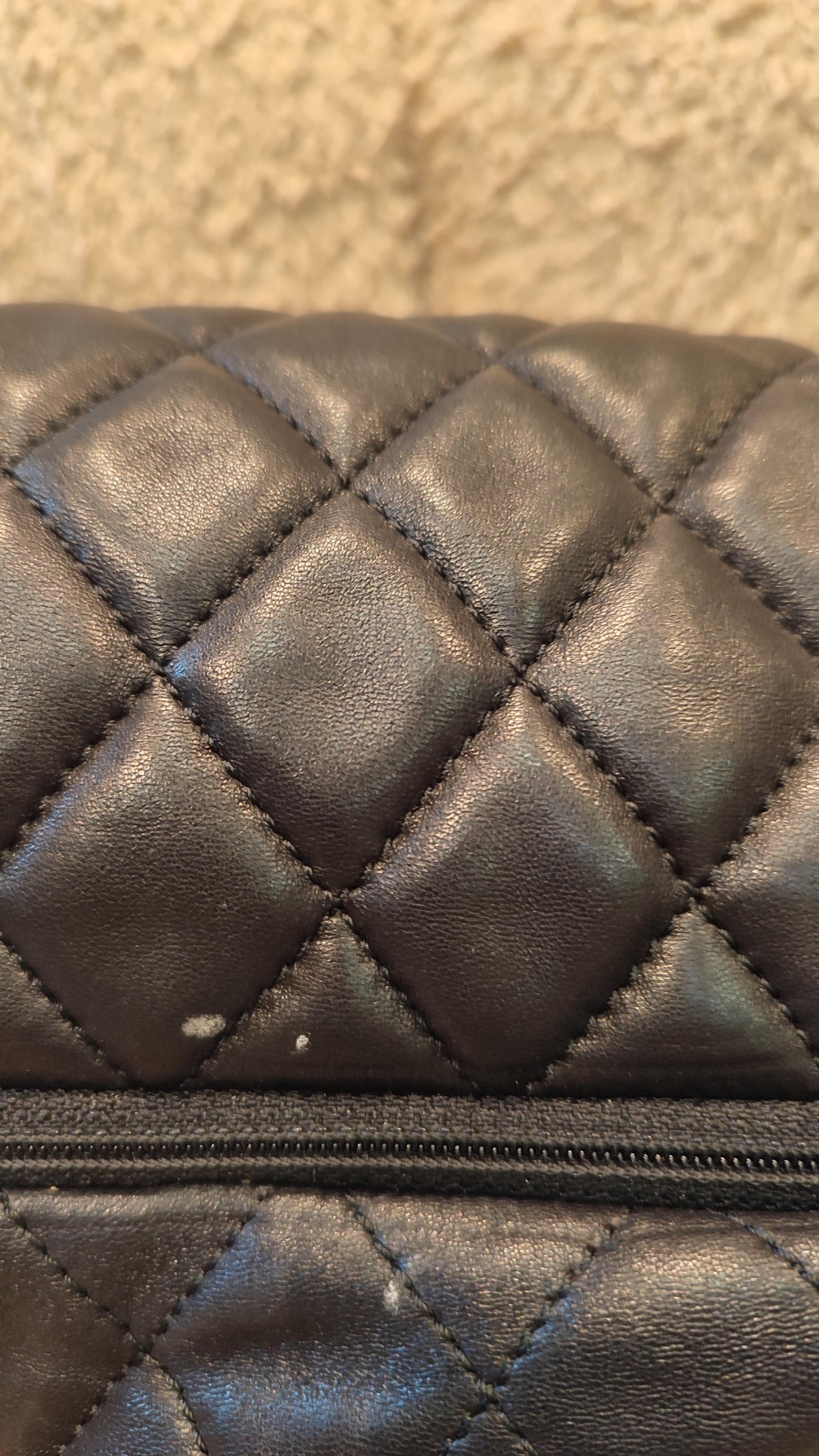 Chanel Coco Rain Single XXL Flap Lambskin Black Series 14