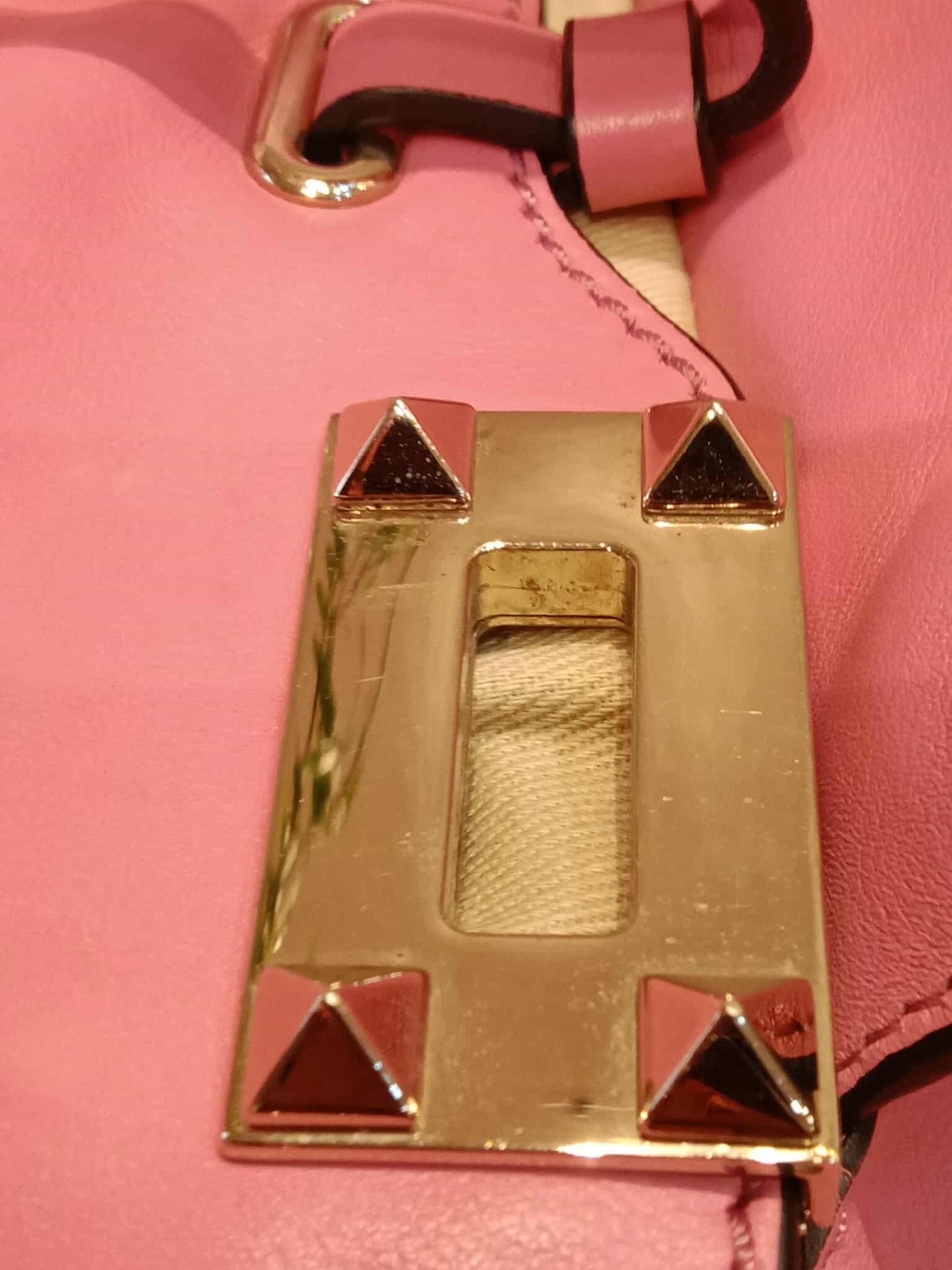 Valentino Rockstud Tote Bag Pink Mini