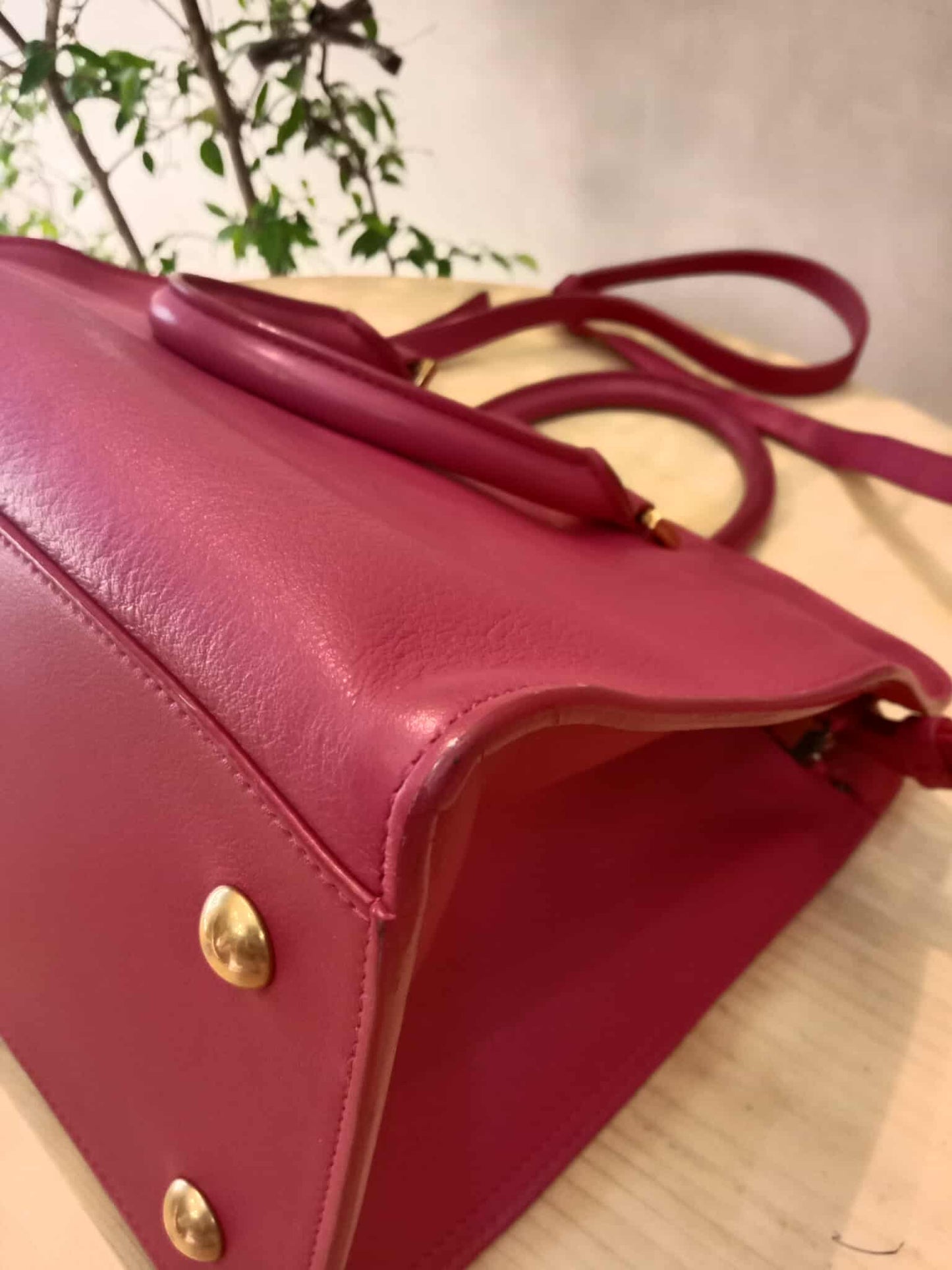 YSL Smooth Calfsin Cabas Bag Small Pink