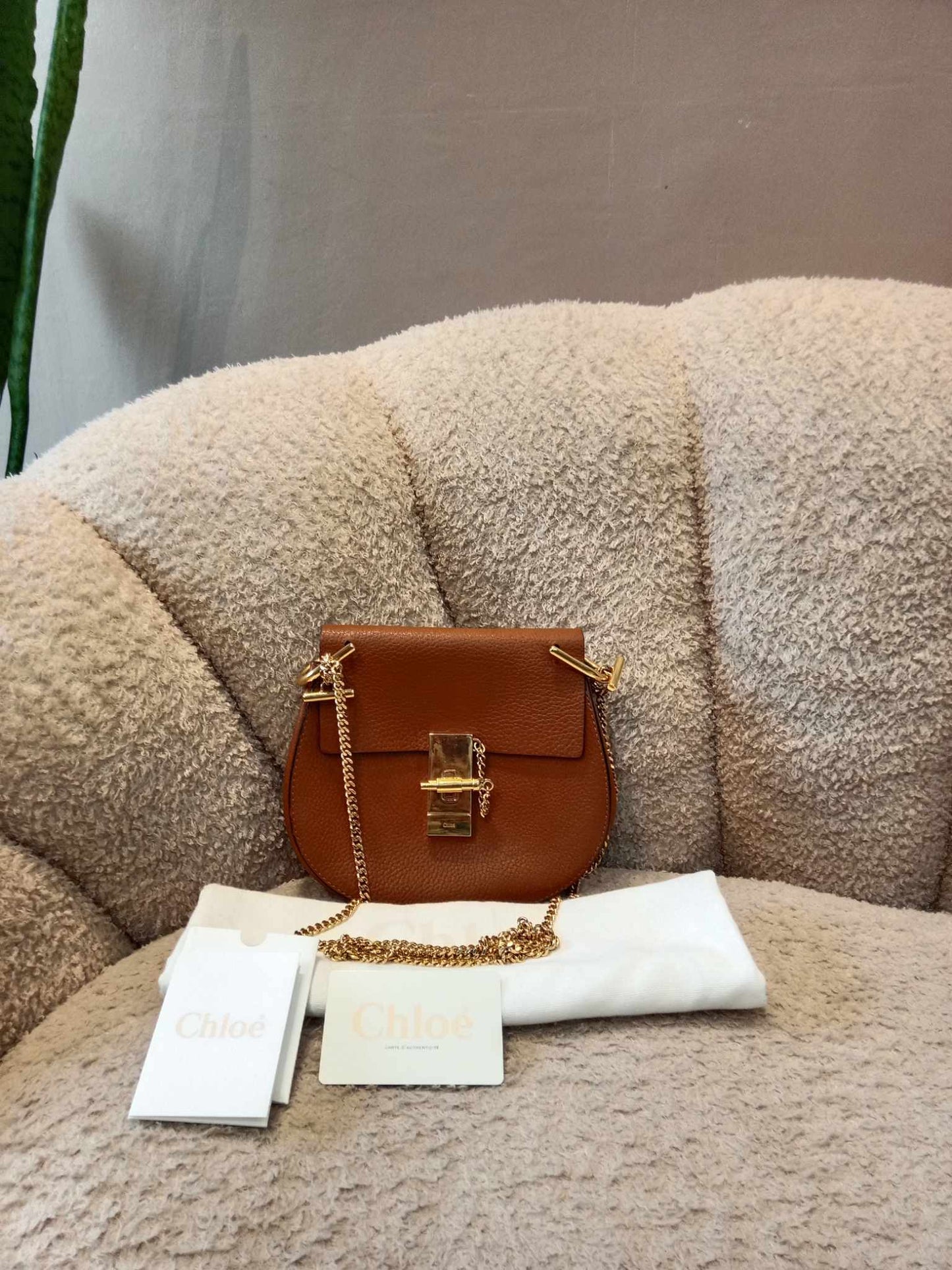 Chloe Drew Tan Bag Small