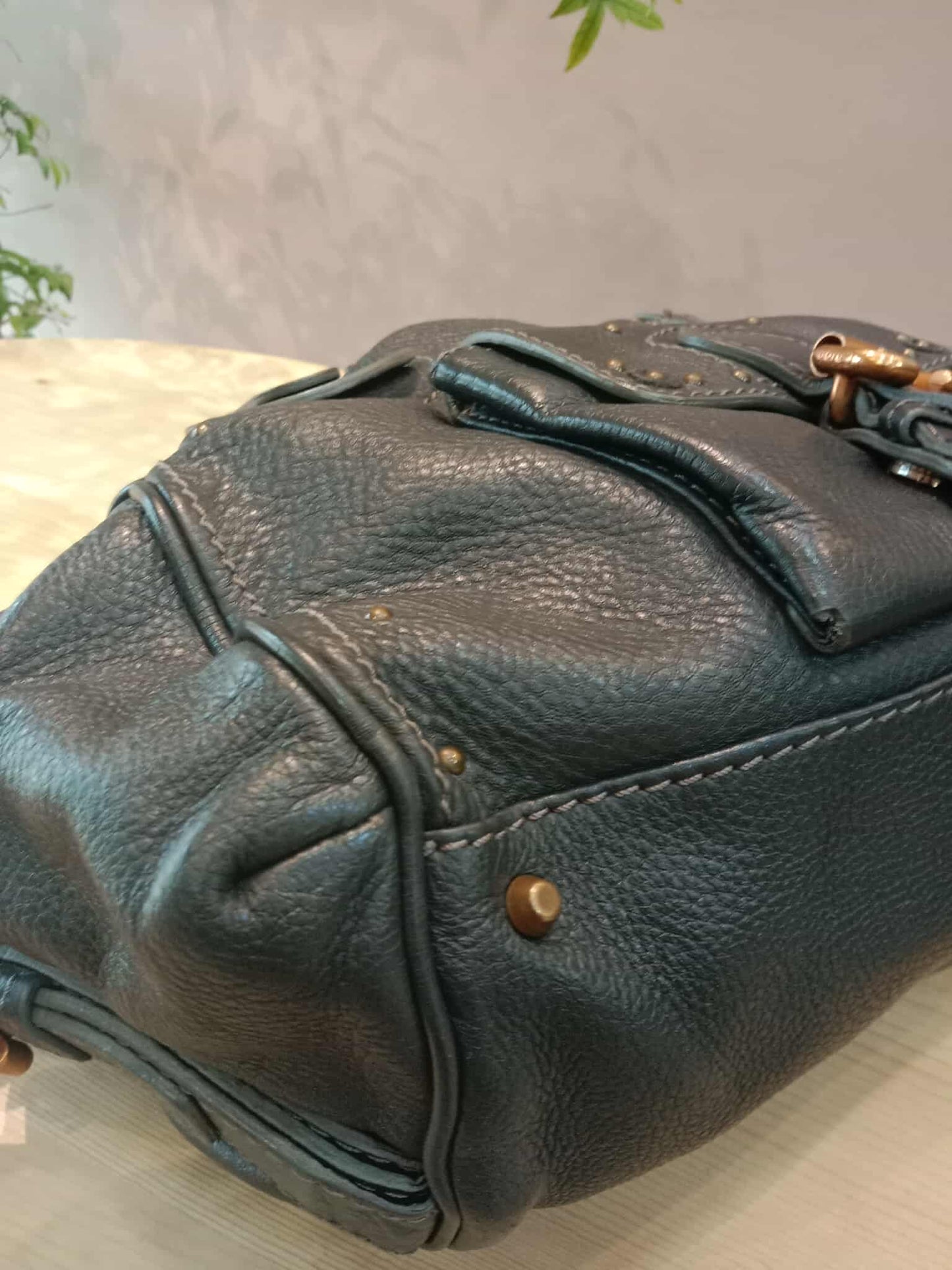 Chloe Paddington Leather Handbag Black