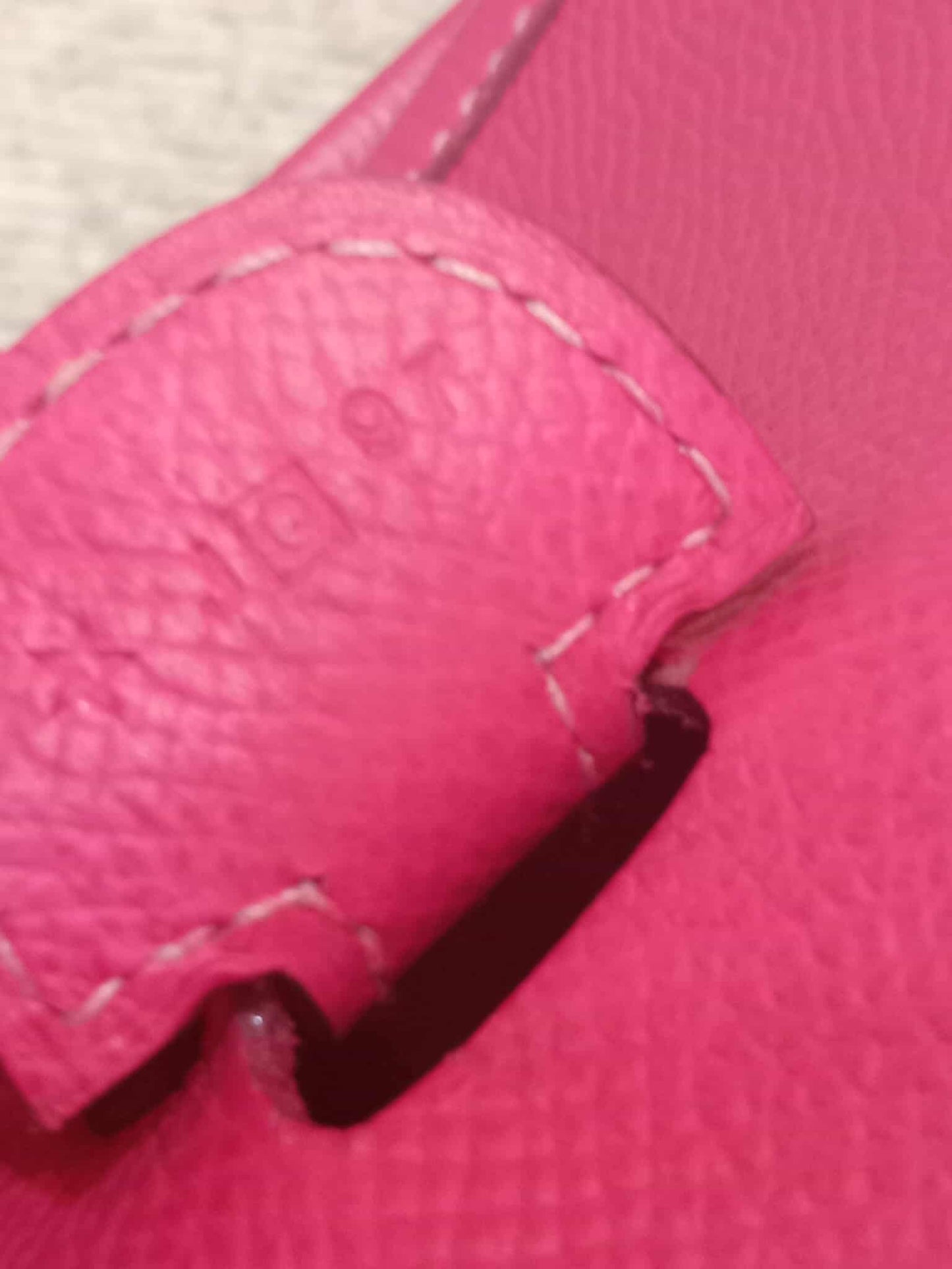 Hermes Evelyne Rose Tyrien Epsom PM Stamp Q Square 2013