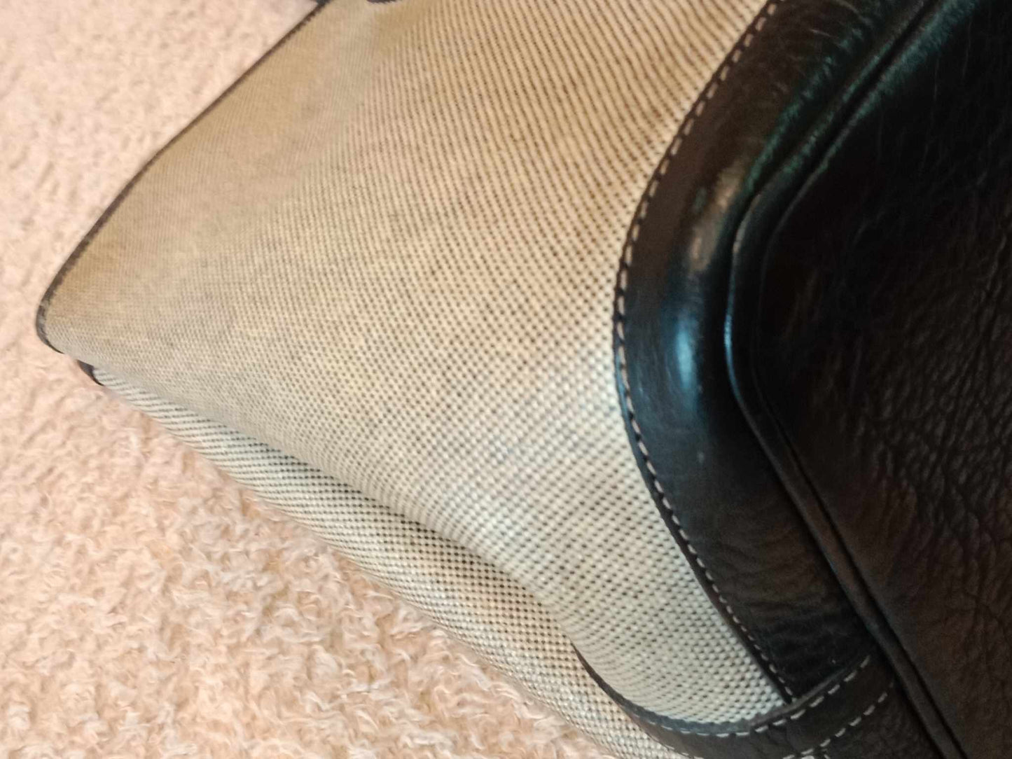 Hermes GPT 36 Canvas Beige/Brown Stamp F Square 2002