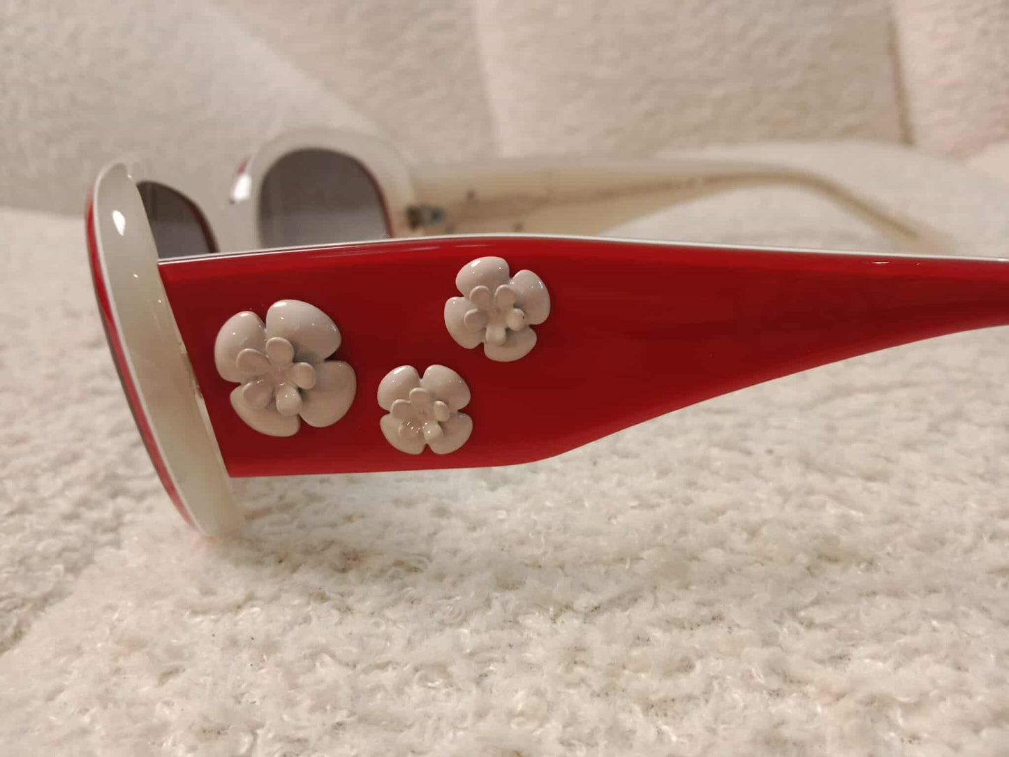 Chanel Red Sunglasses