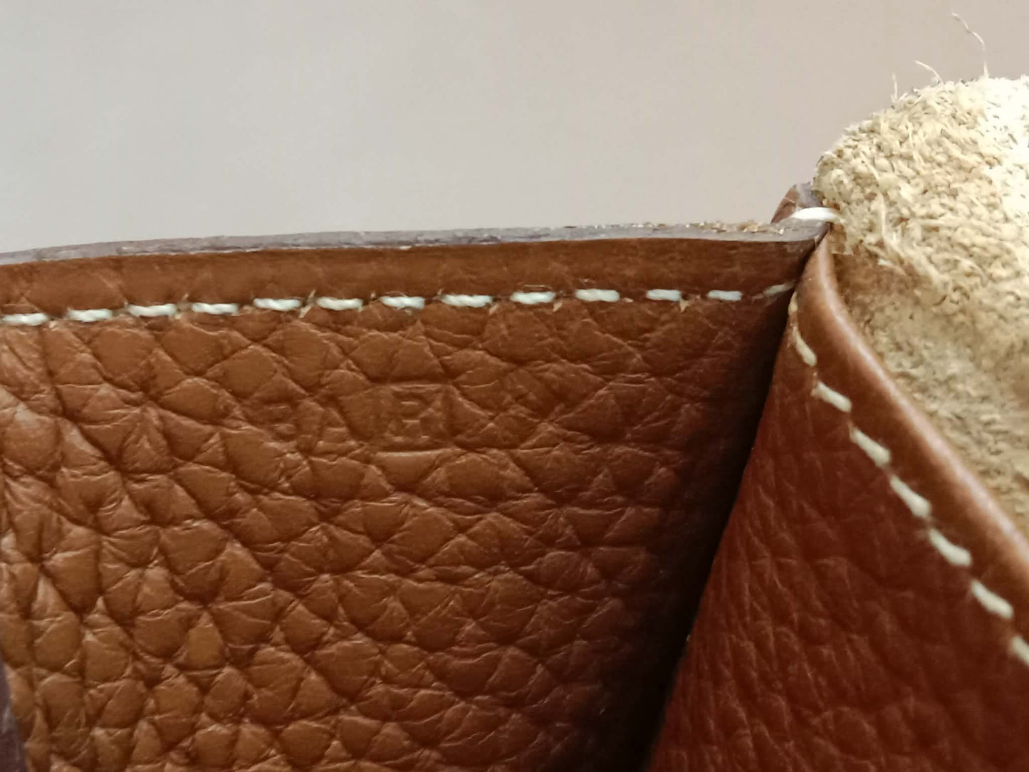 Hermes Halzan 31 Clemence Gold Stamp R 2014