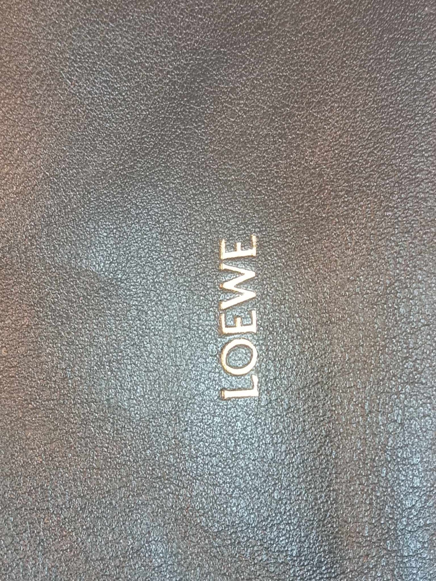 Loewe Flamenco Knot Clutch Calfskin Black
