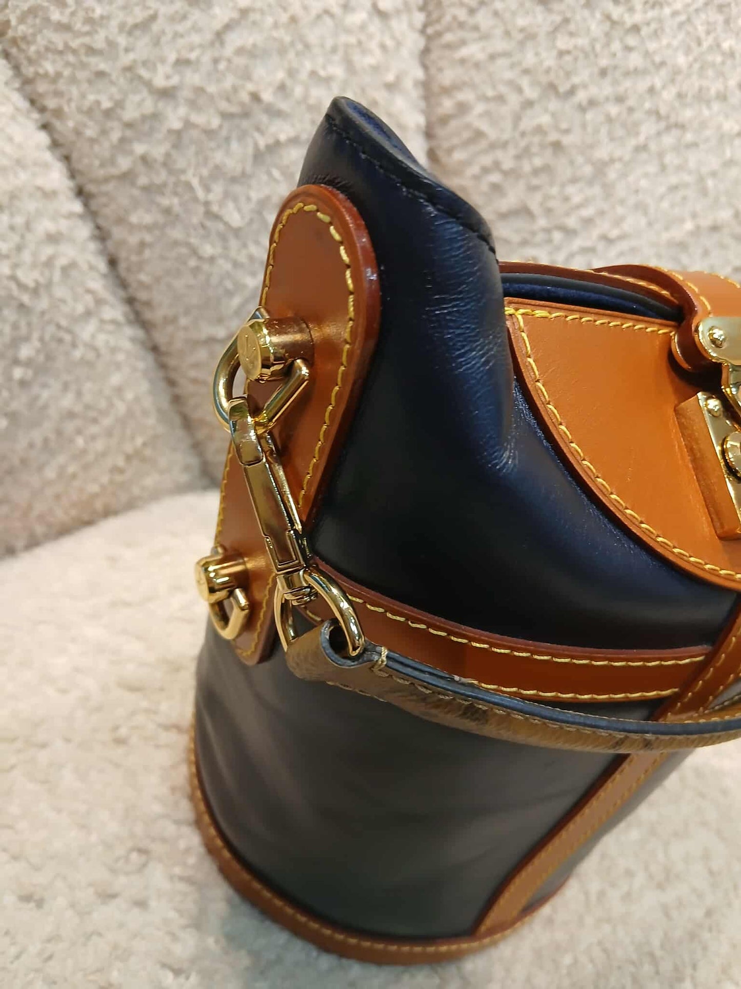 Louis Vuitton Duffle Bag Navy Skipper Blue Monogram