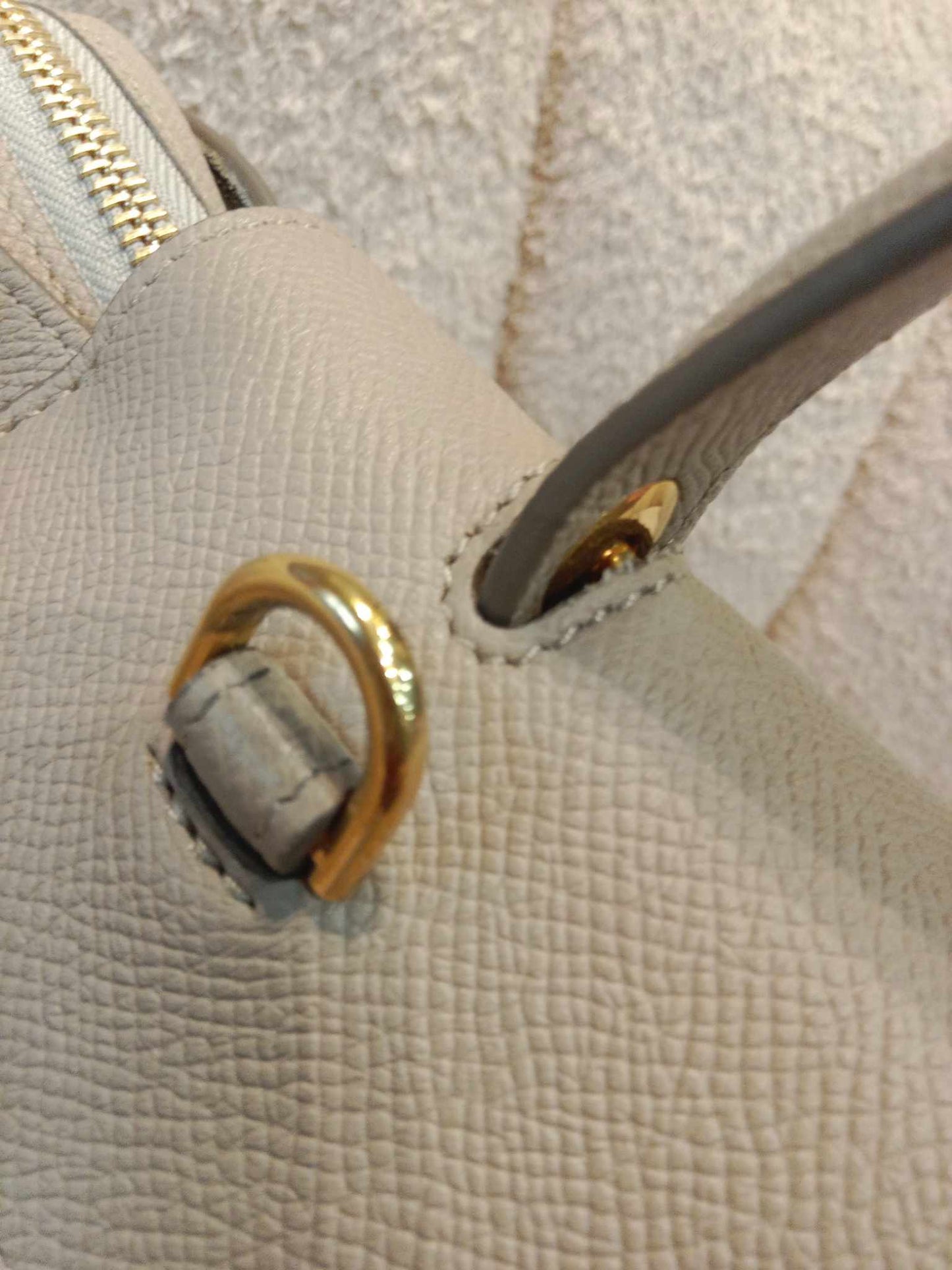 Celine Grained Calfskin 2-Way Micro Belt Bag Taupe