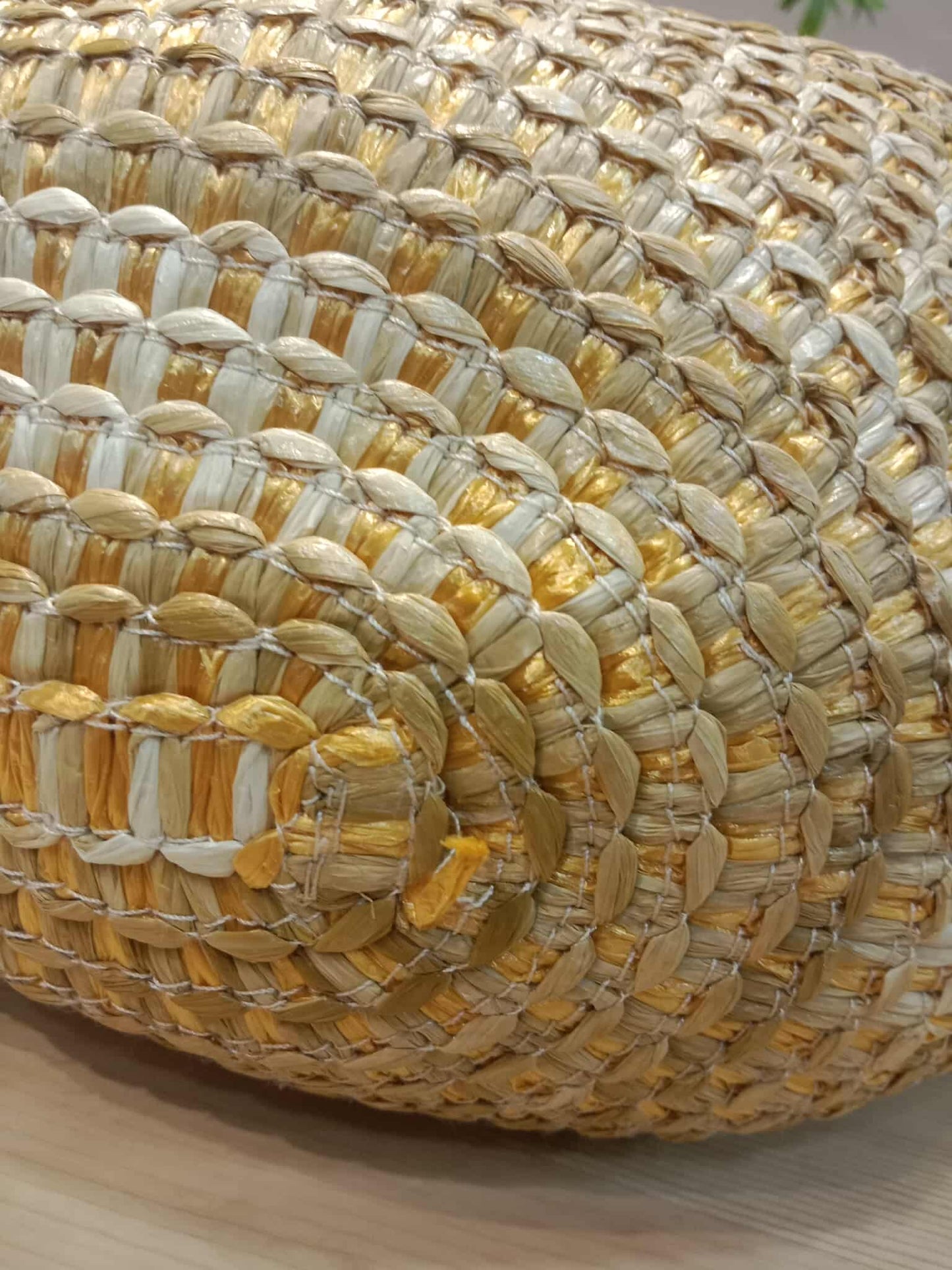 Jimmy Choo Mari Woven Raffia Tote Handbag