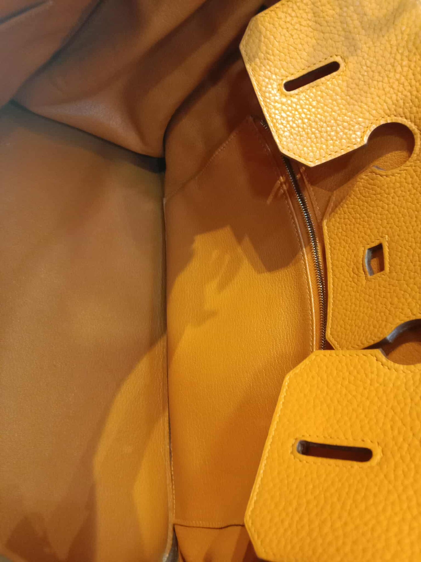 Hermes Birkin 35 Poppy Orange Clemence Stamp L Square 2008