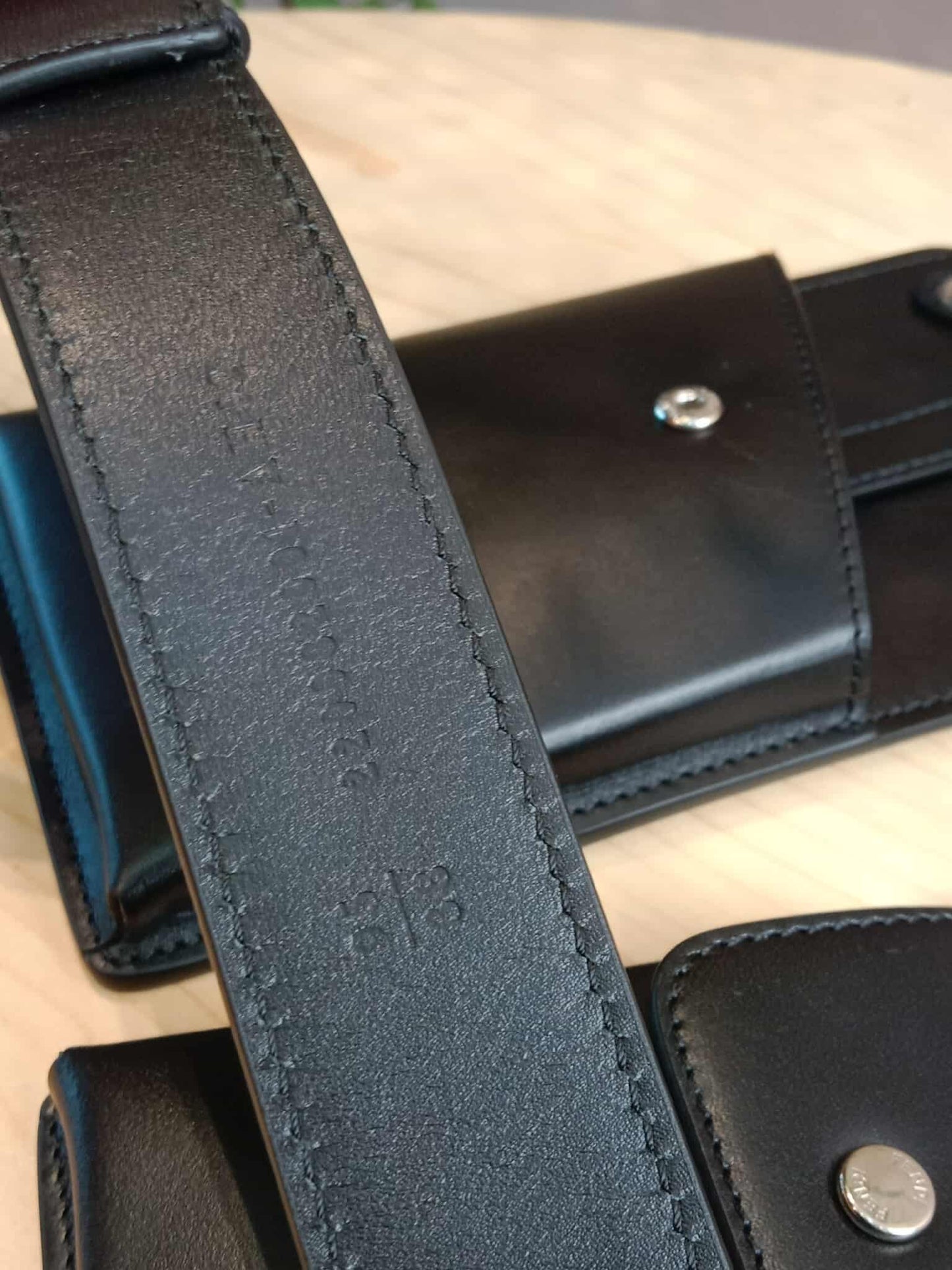 Fendi Belt Two Pouch Black