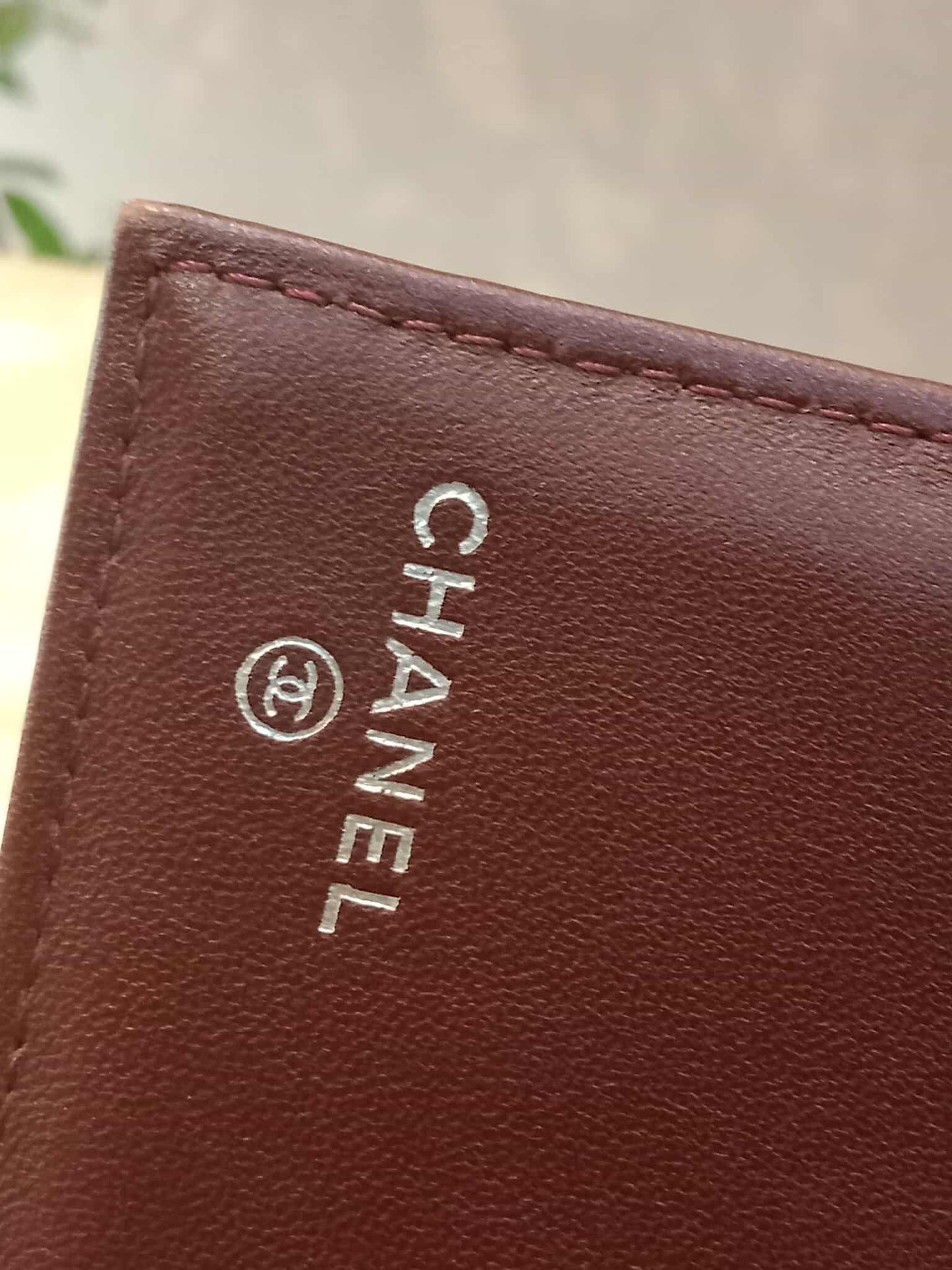Chanel Black Lambskin Tri-Fold Long Wallet Series 13