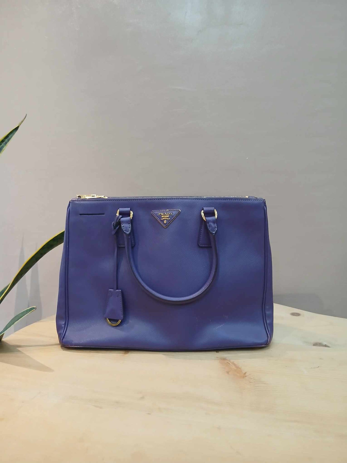 Prada Galleria Saffiano Purple Bag