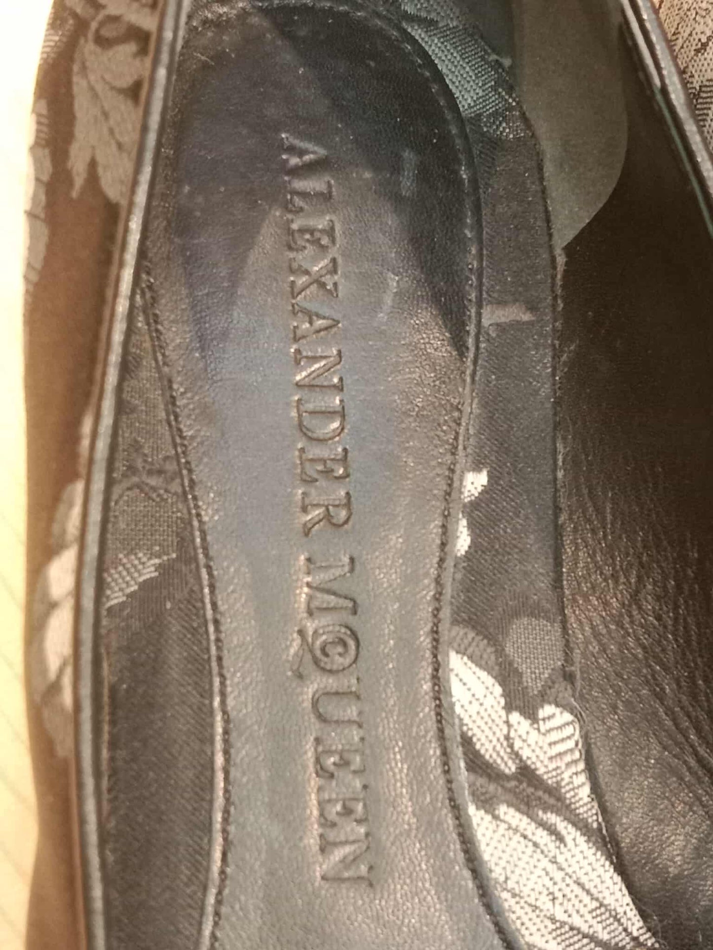 Alexander McQueen Silk Loafer Flats Black Sie 38