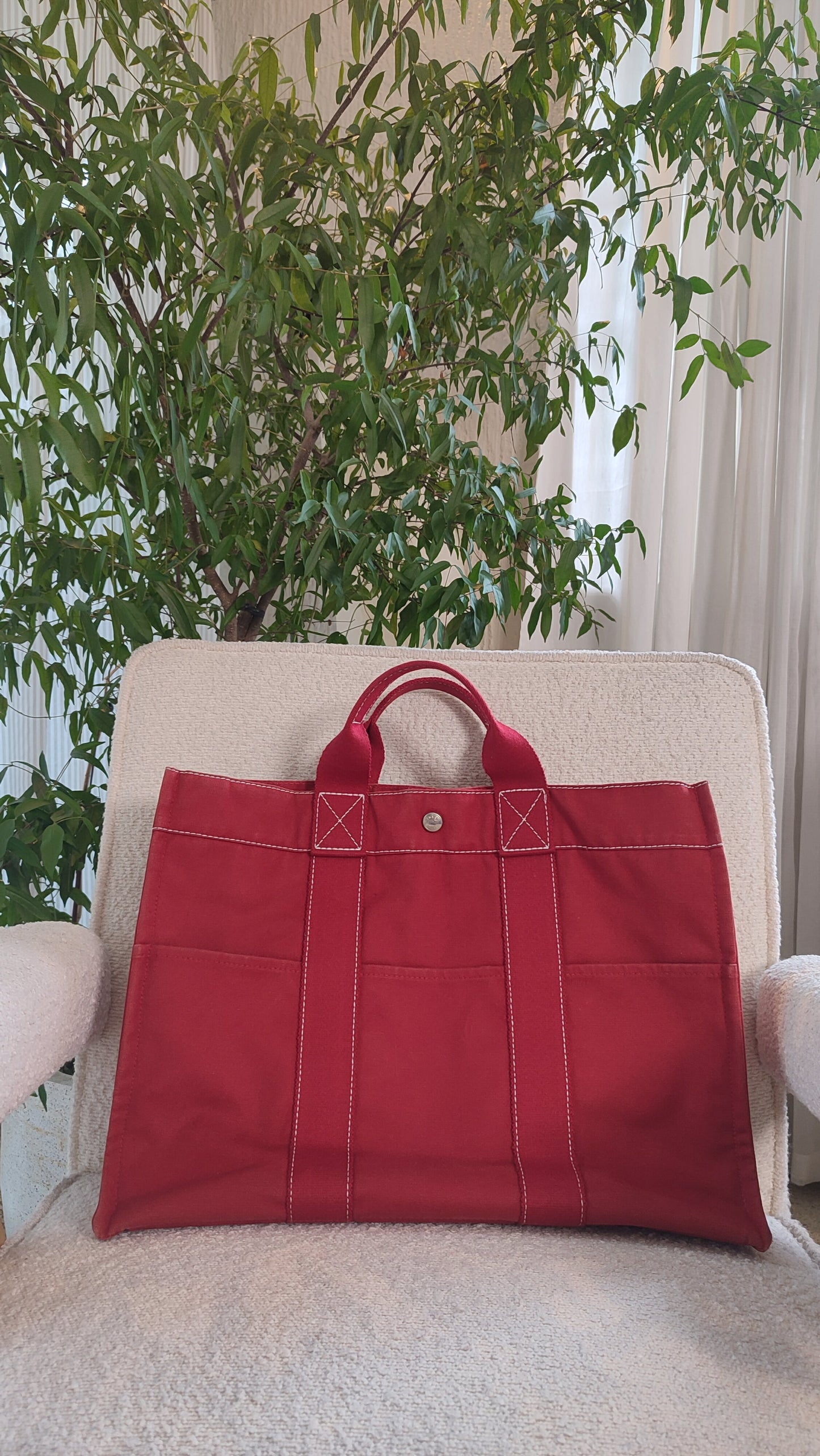 Hermes Ferrou Tote Bag MM