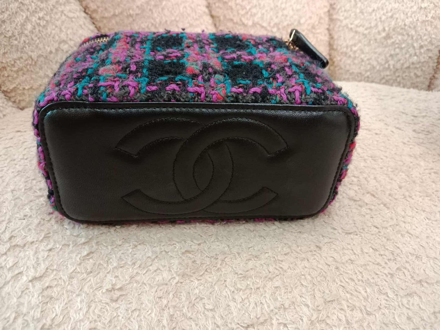 Chanel Tweed Vanity Multicolor Microchipped