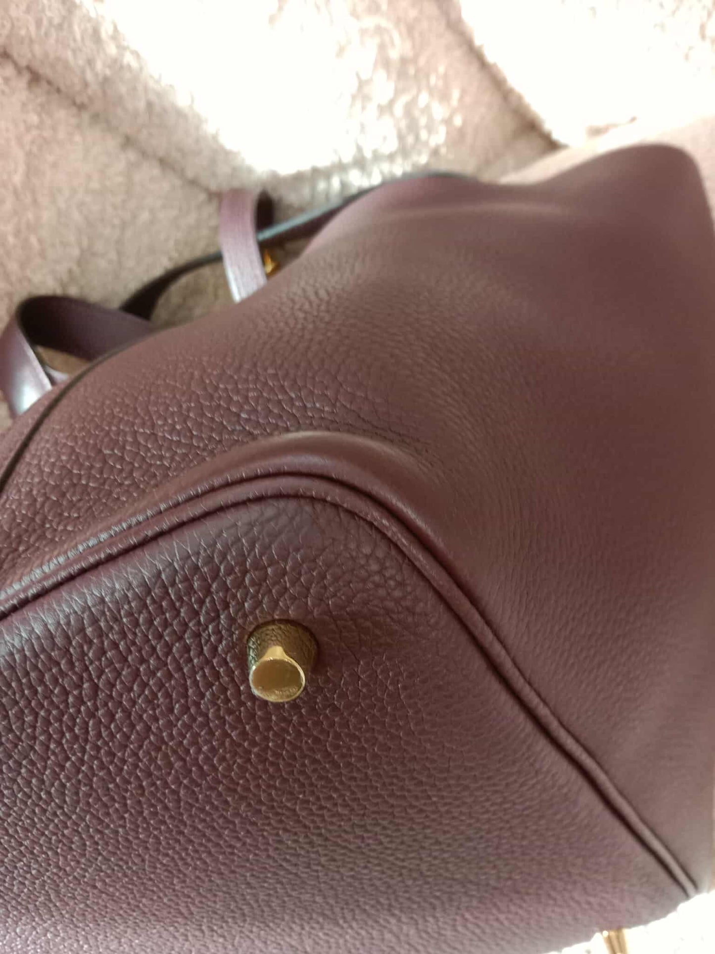 Hermes Picotin 22 Maurice Bordeaux Stamp Y 2020
