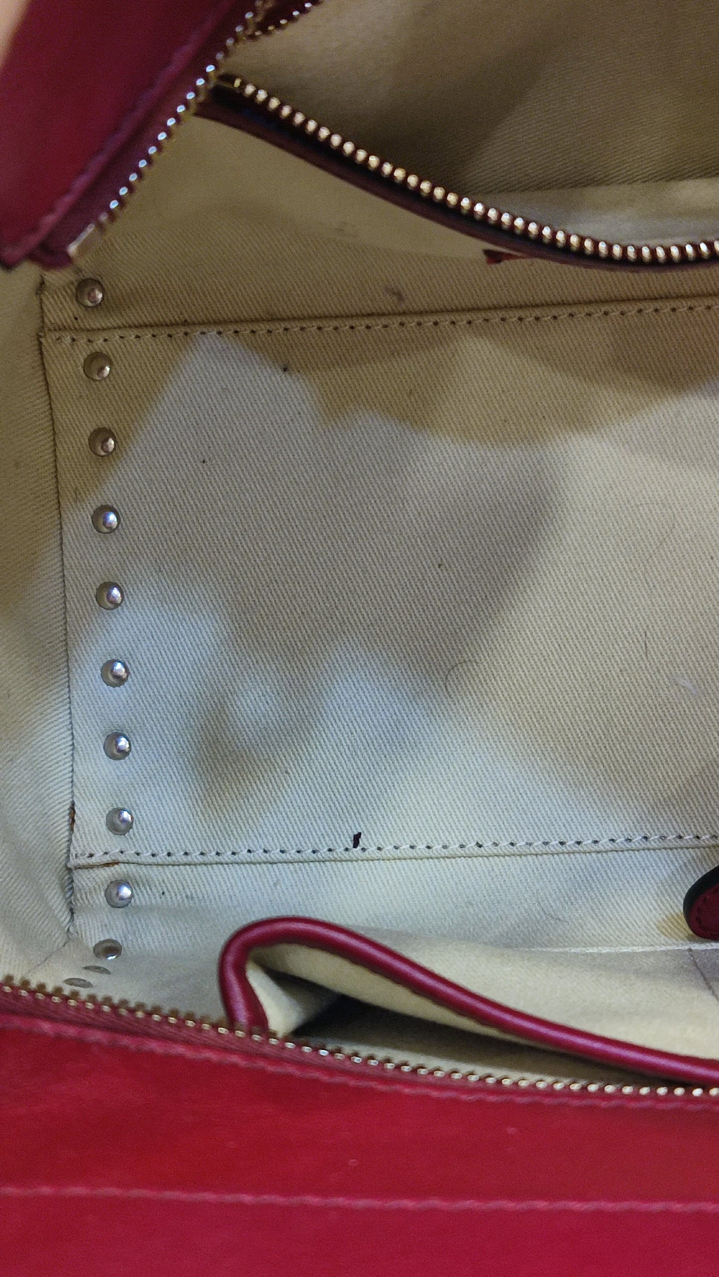 Valentino Rockstud Red Tote Bag
