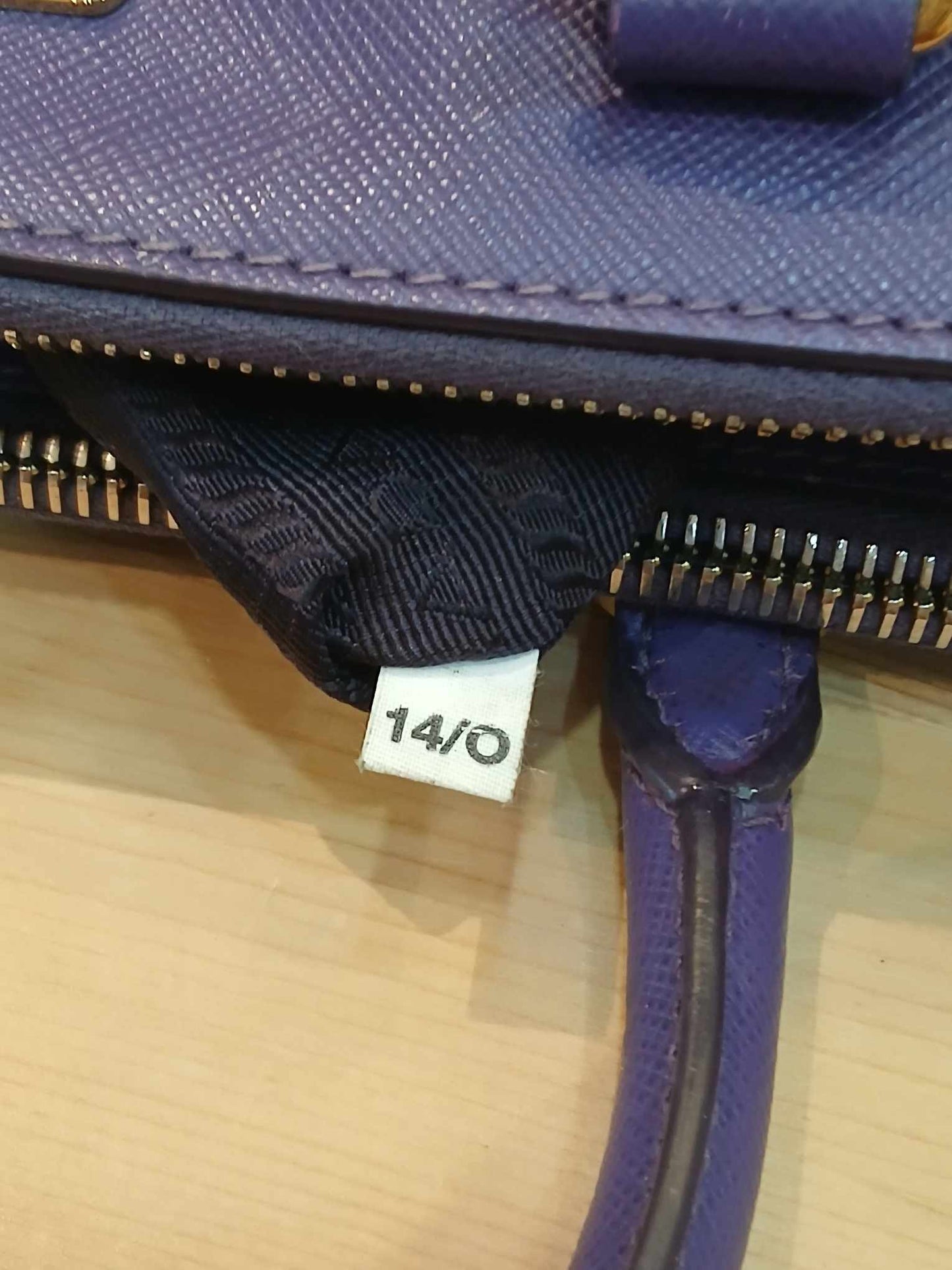 Prada Galleria Saffiano Purple Bag