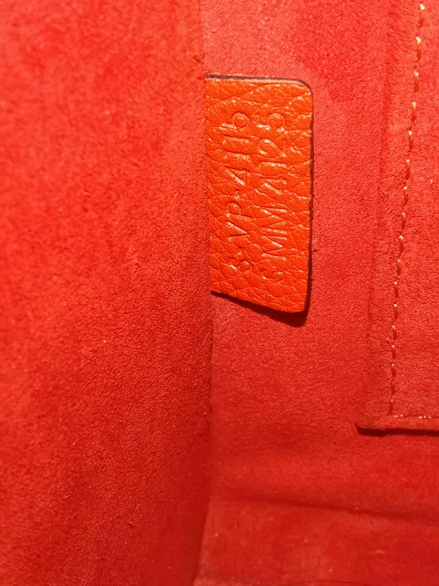 Celine Luggage Nano Red