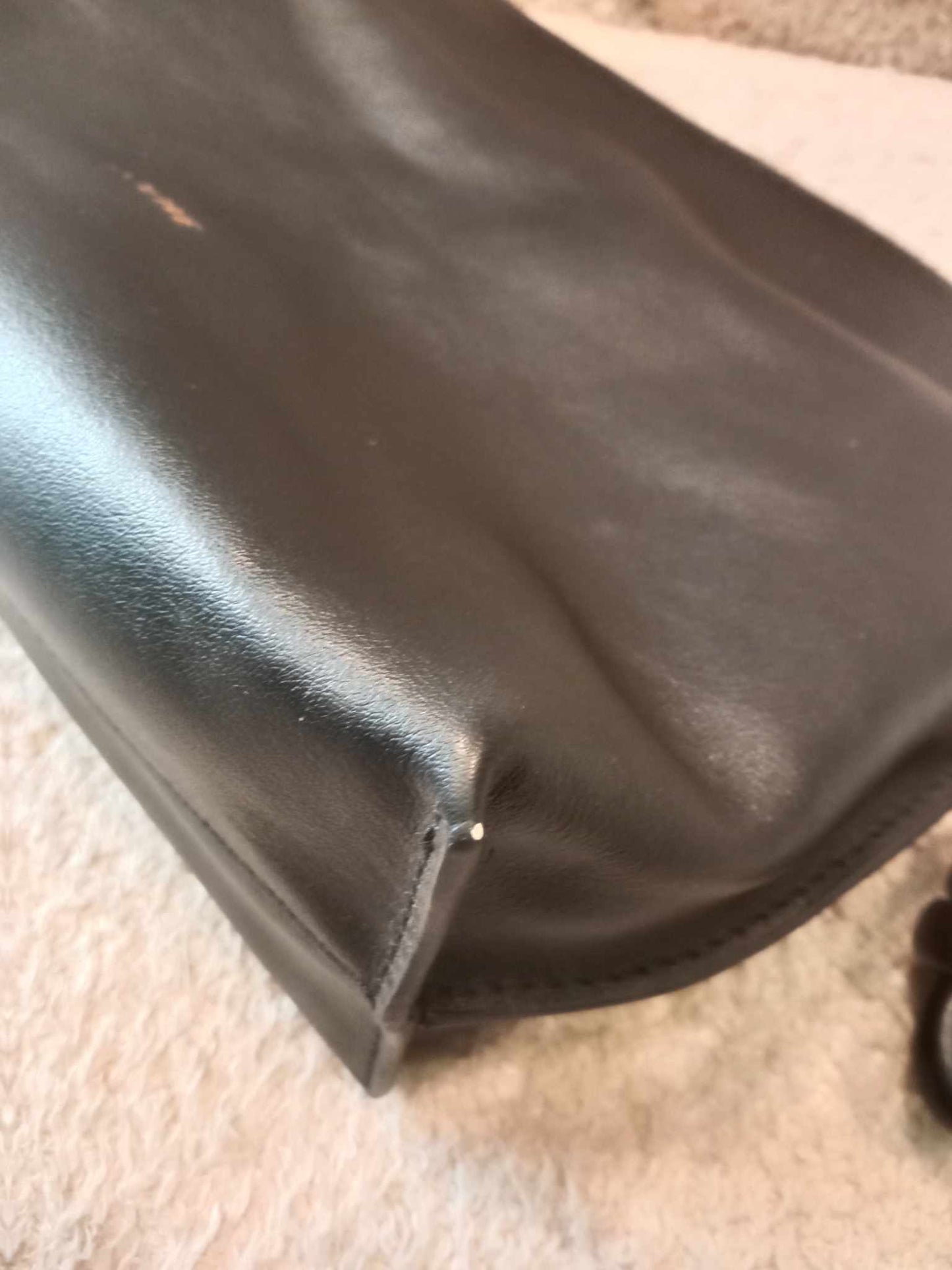Loewe Flamenco Knot Clutch Calfskin Black