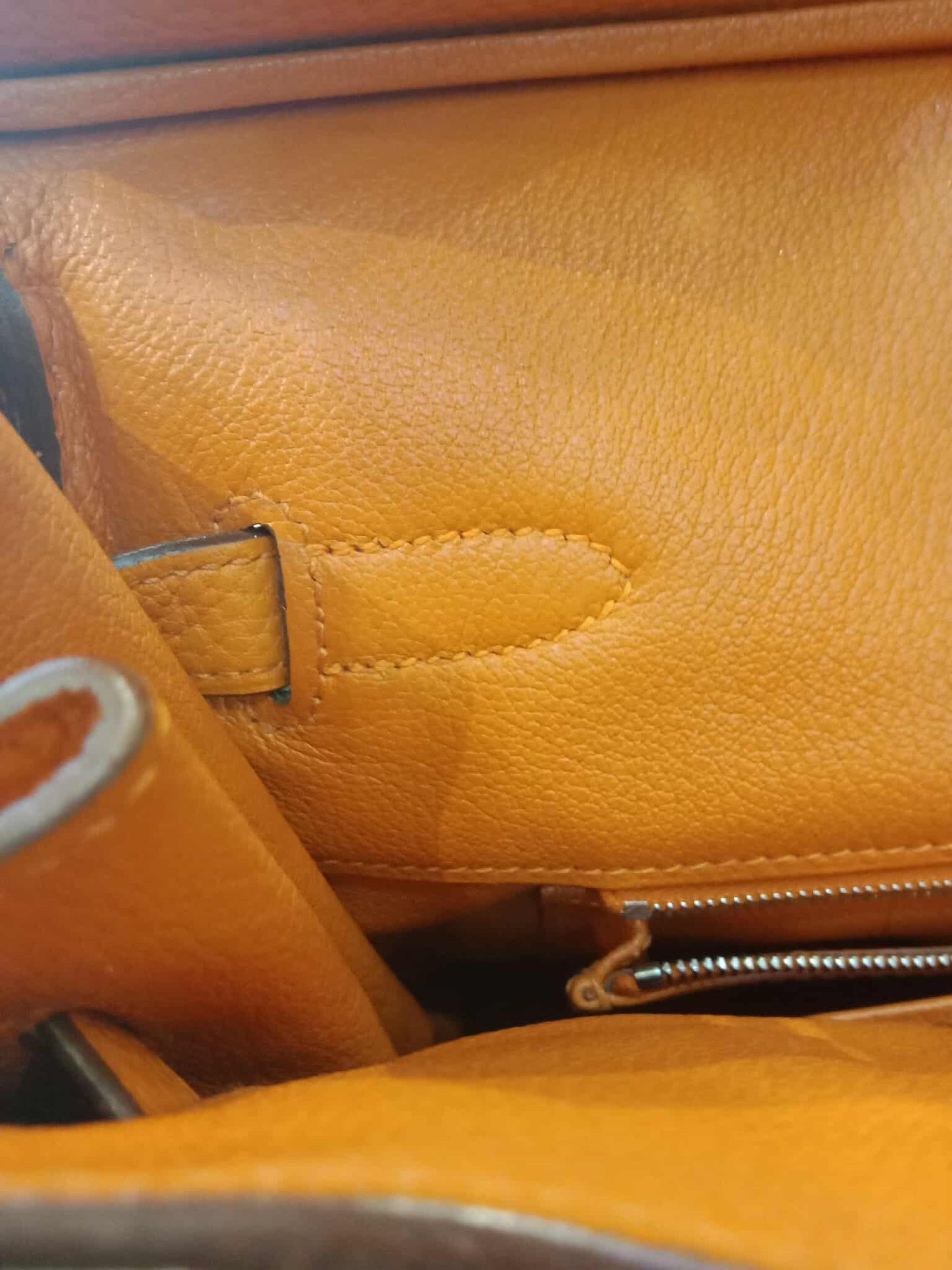 Hermes Birkin 35 Poppy Orange Clemence Stamp L Square 2008