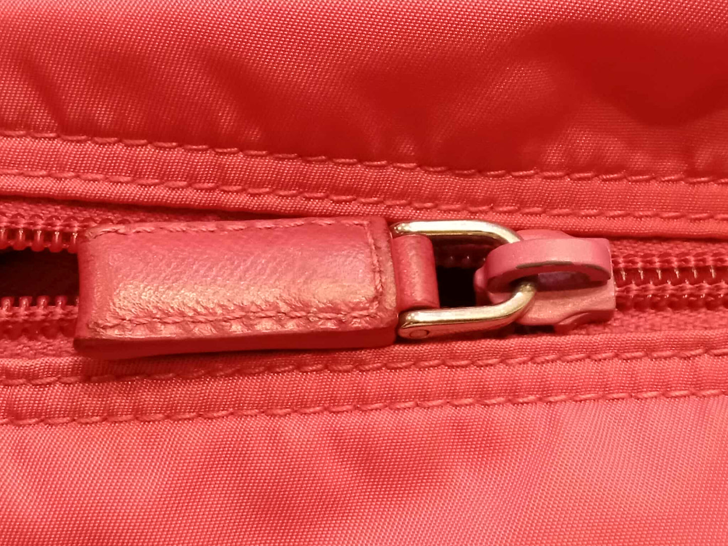 Prada Pink Tessuto Nylon/Leather Messenger Bag