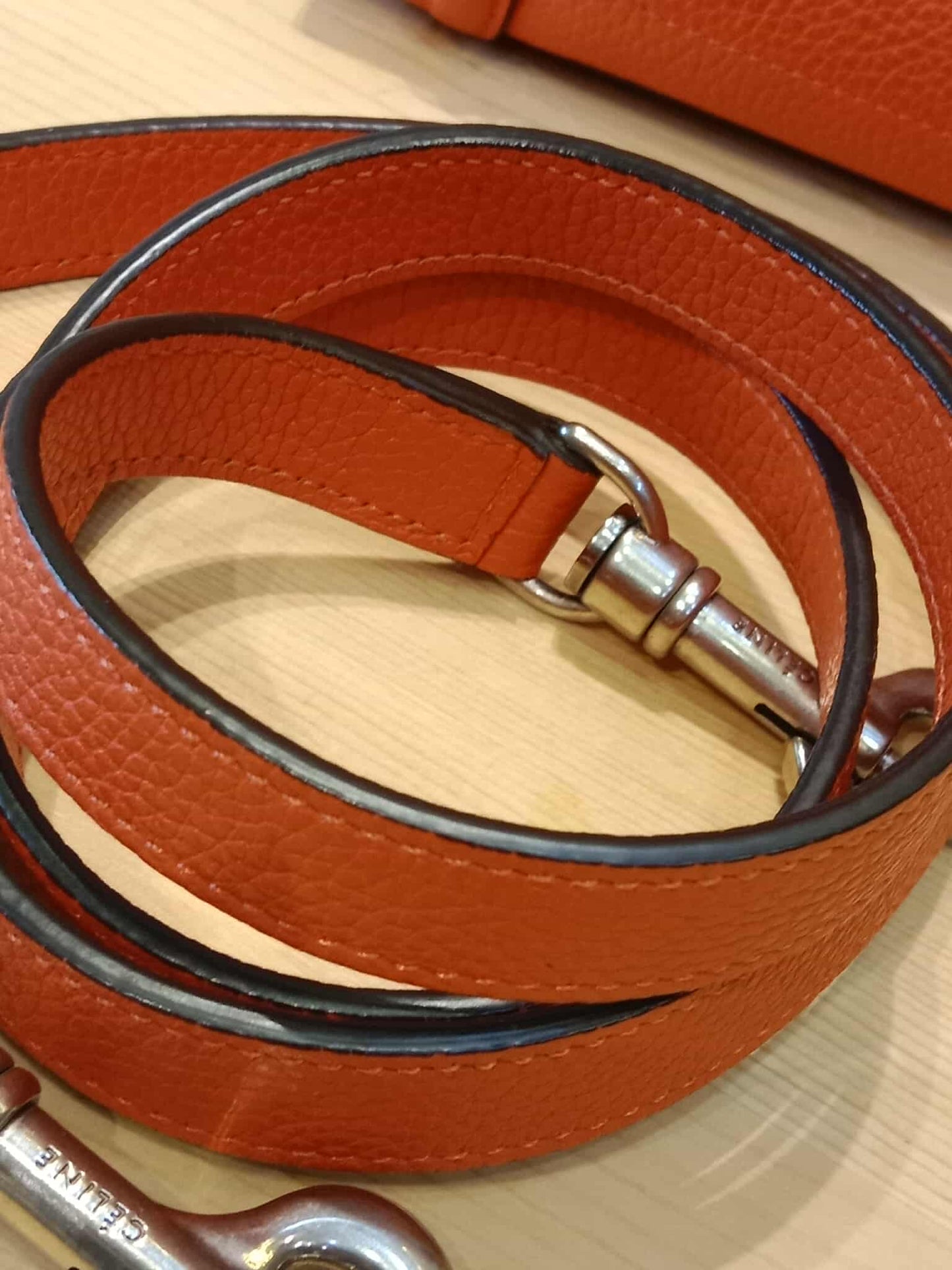 Celine Luggage Nano Red