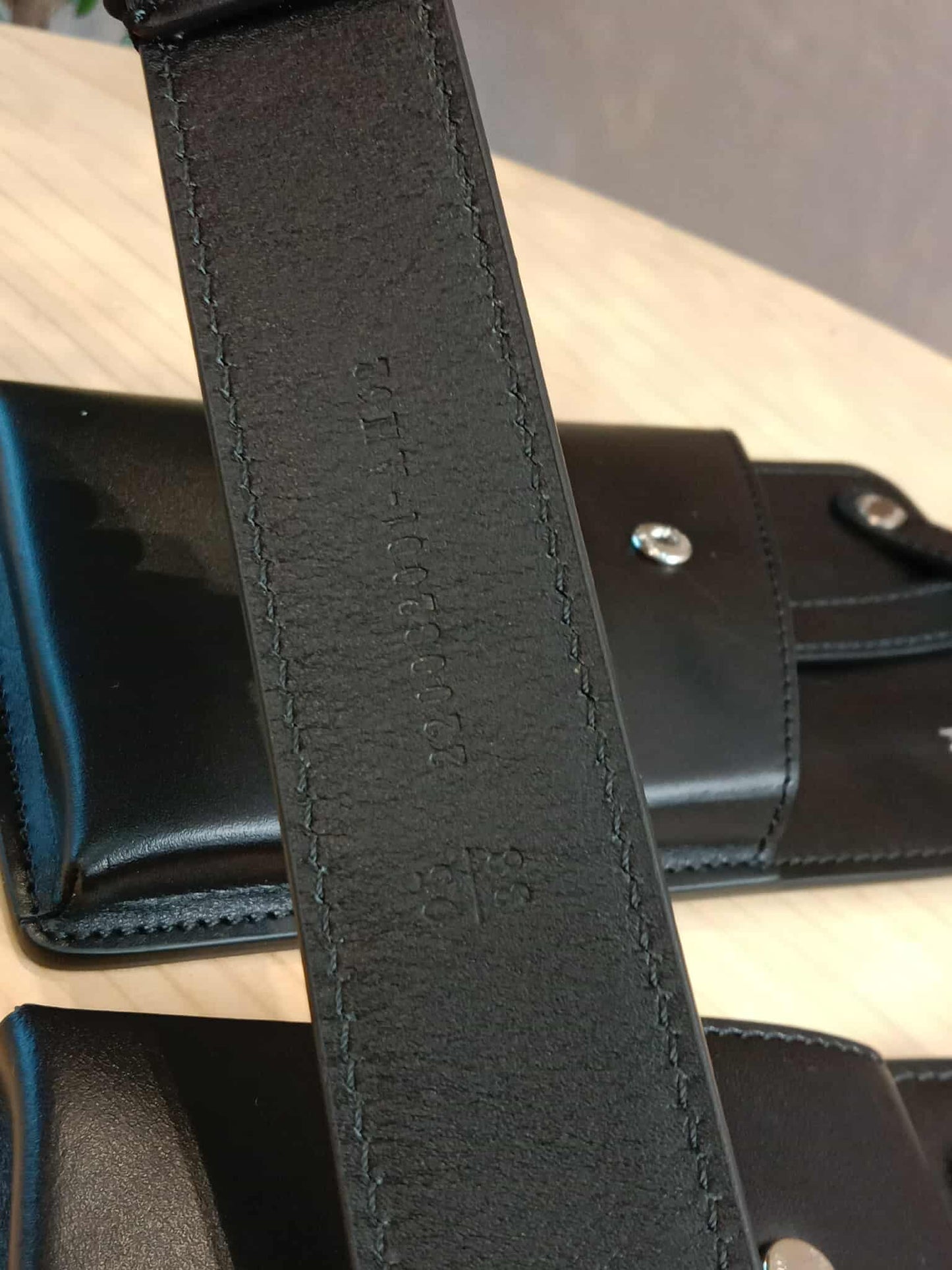Fendi Belt Two Pouch Black