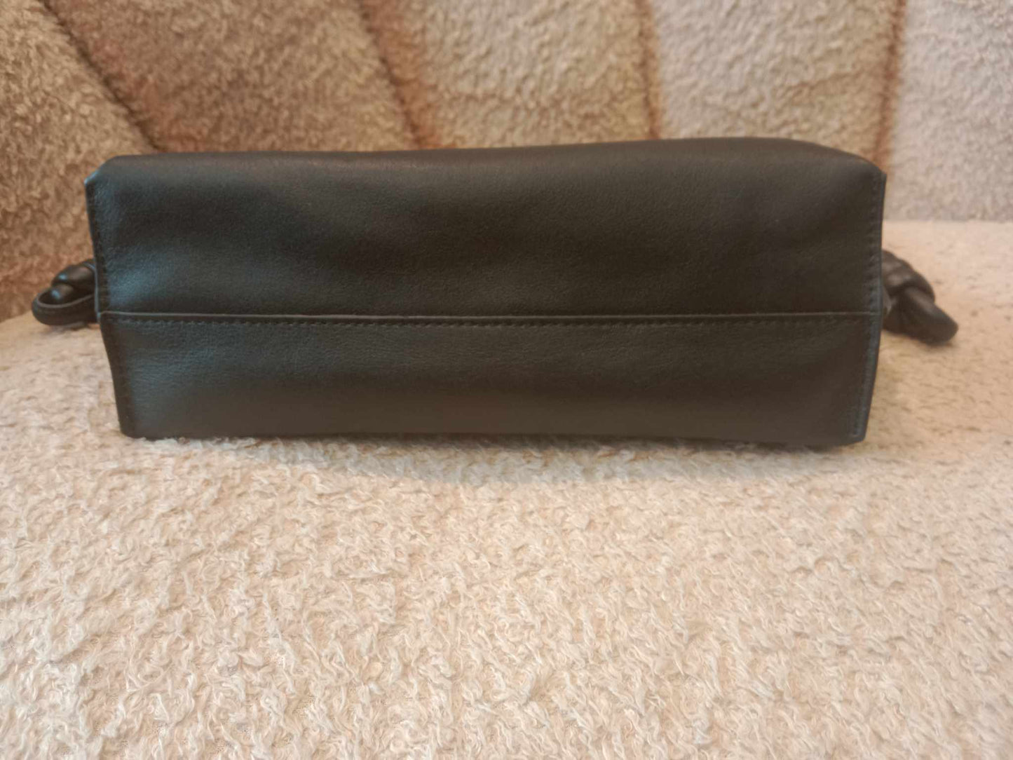 Loewe Flamenco Knot Clutch Calfskin Black
