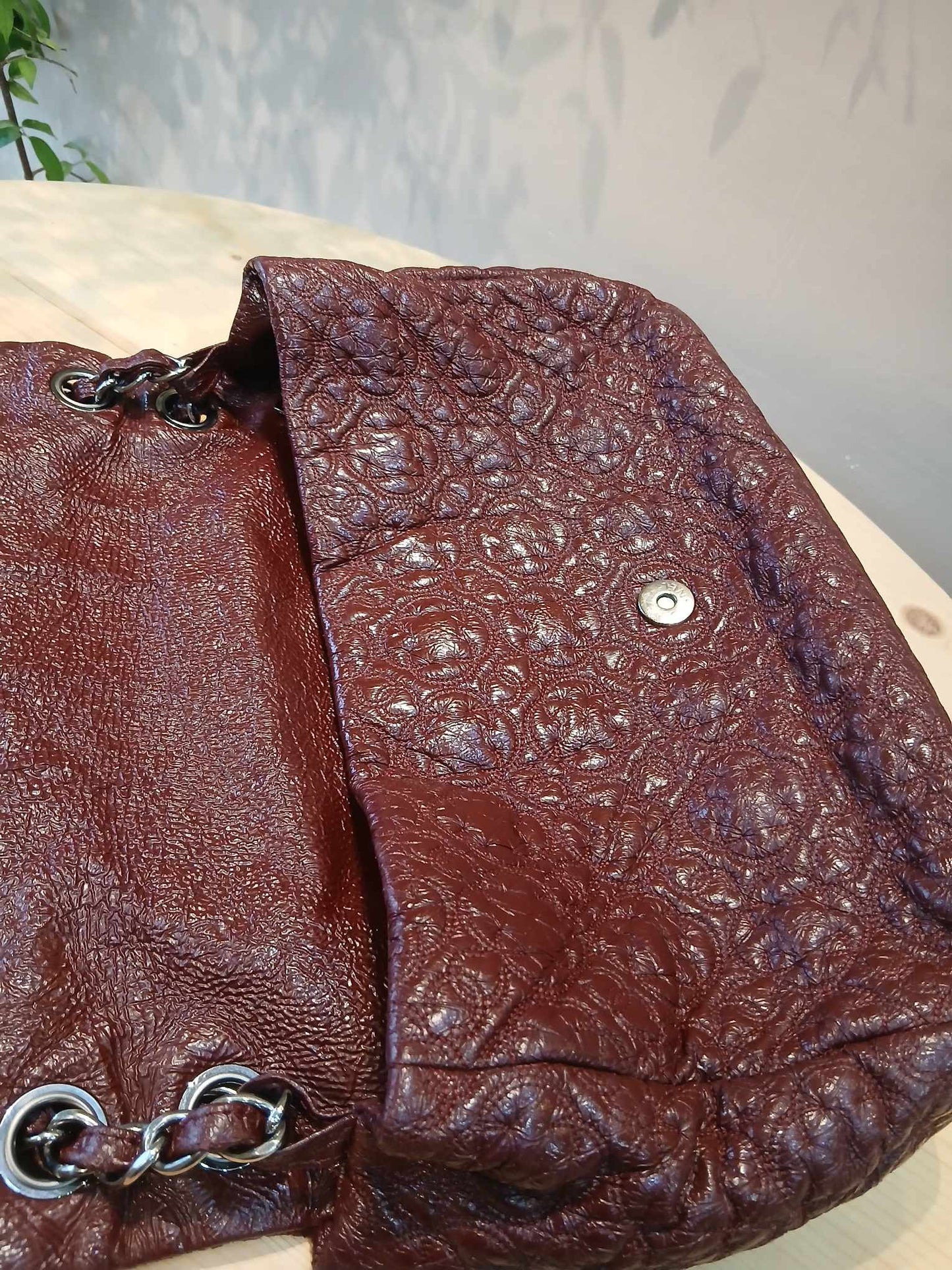 Chanel Rock in Moscow Classic Flap Burgundy Series 12
