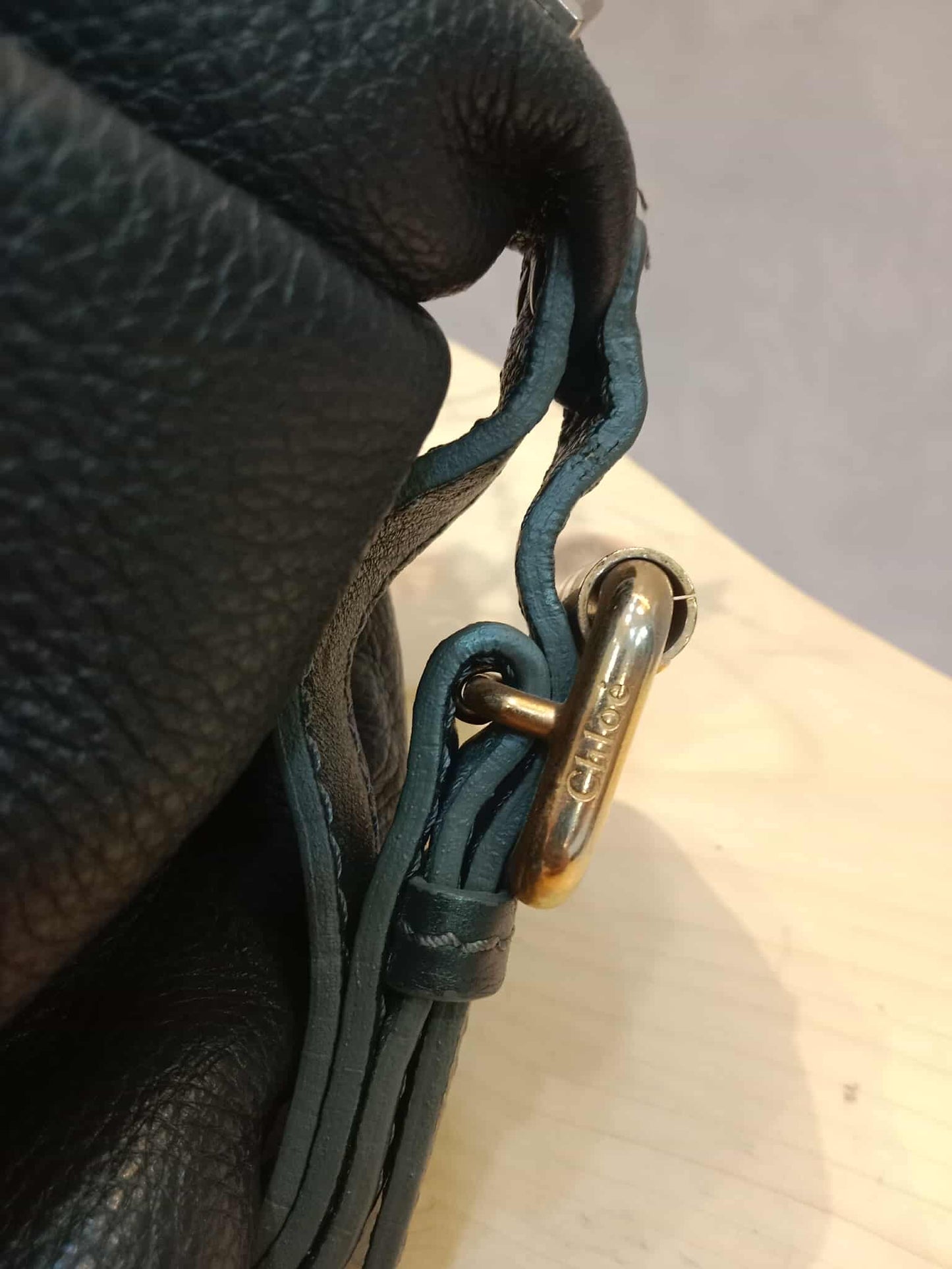Chloe Paddington Leather Handbag Black