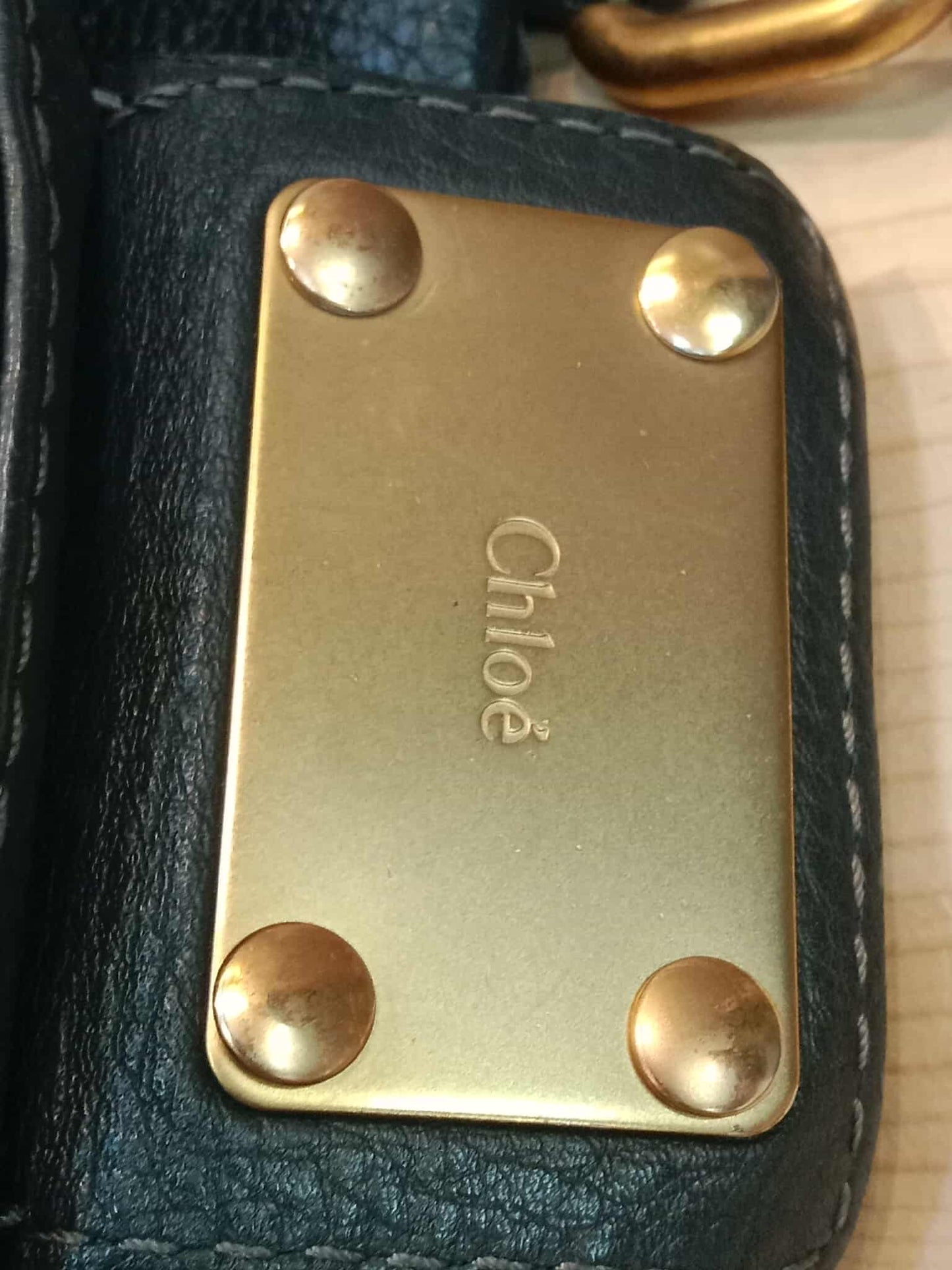 Chloe Paddington Leather Handbag Black