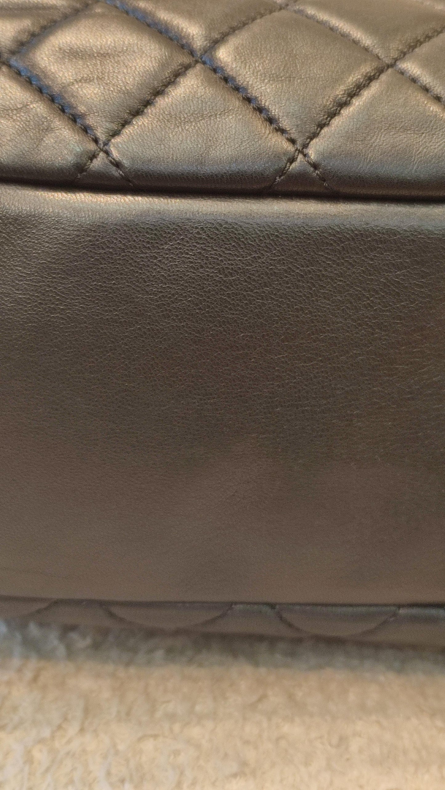 Chanel Coco Rain Single XXL Flap Lambskin Black Series 14