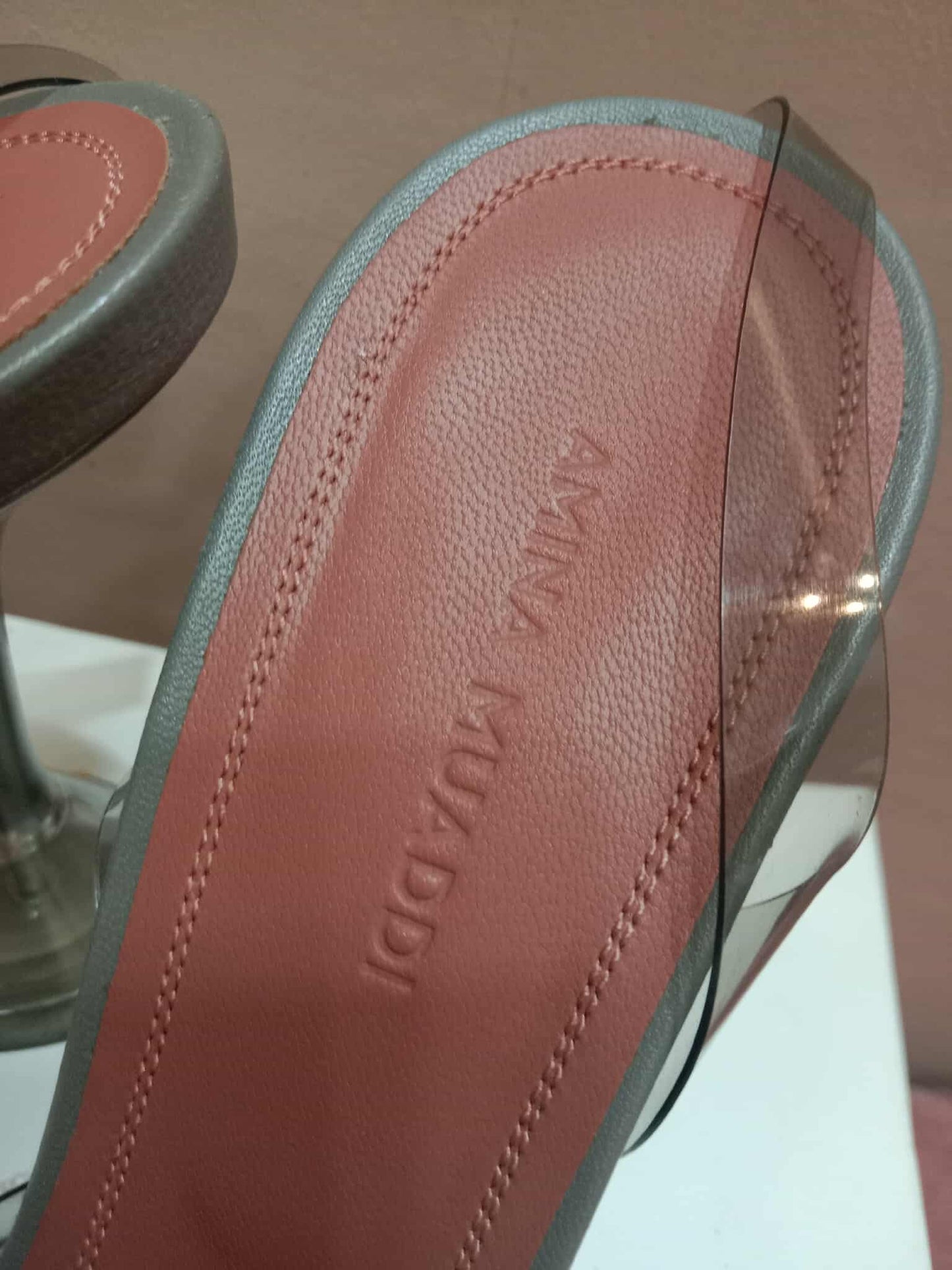 Amina Muaddi Begum Transparent Pumps Size 37 1/2