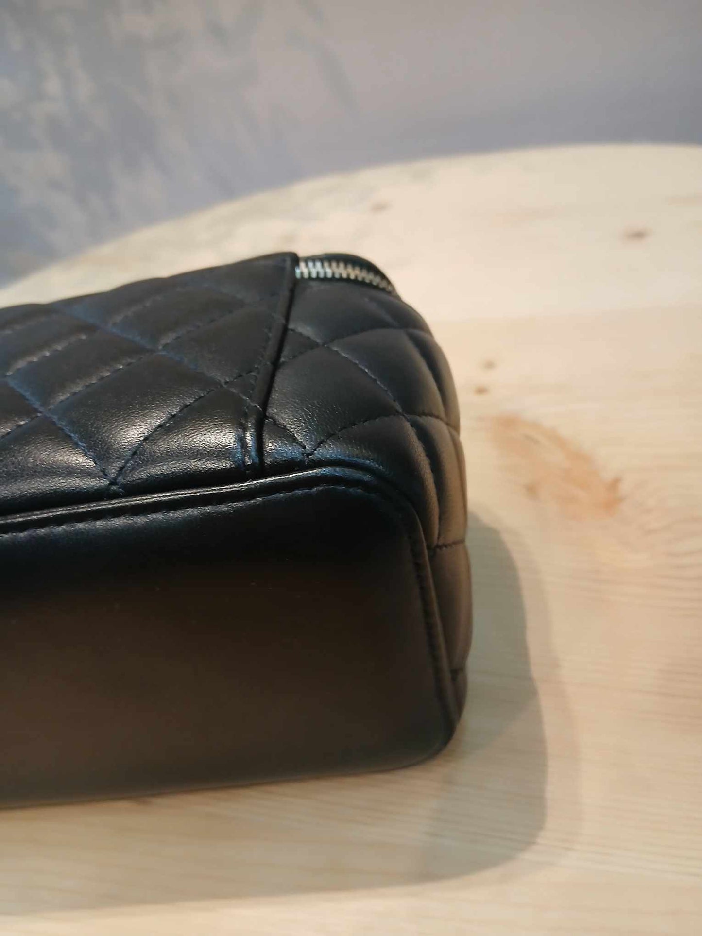 Chanel Vanity Case Black Lambskin Series 31