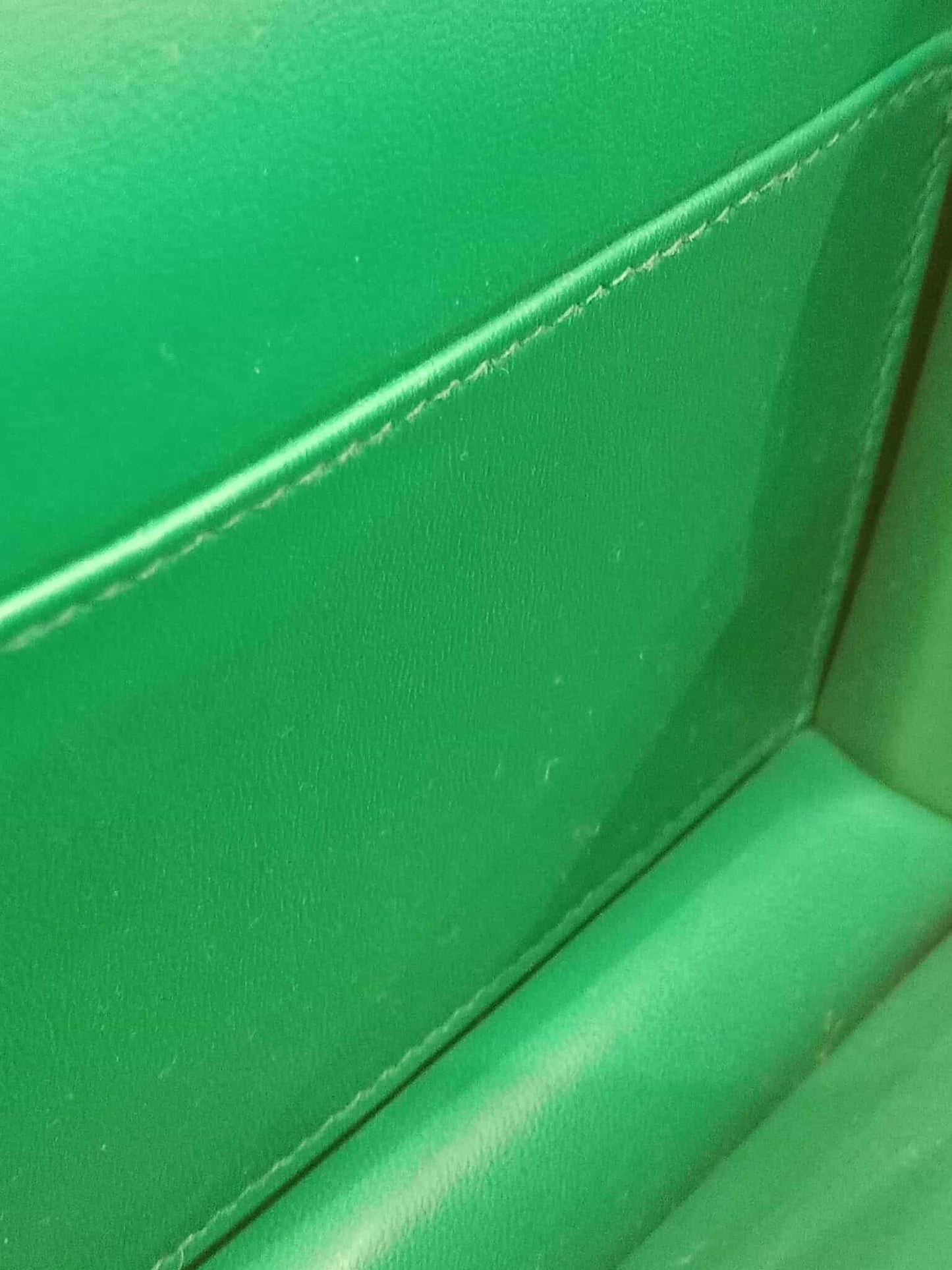 Hermes Constance 18 Green Epsom Stamp C 2018