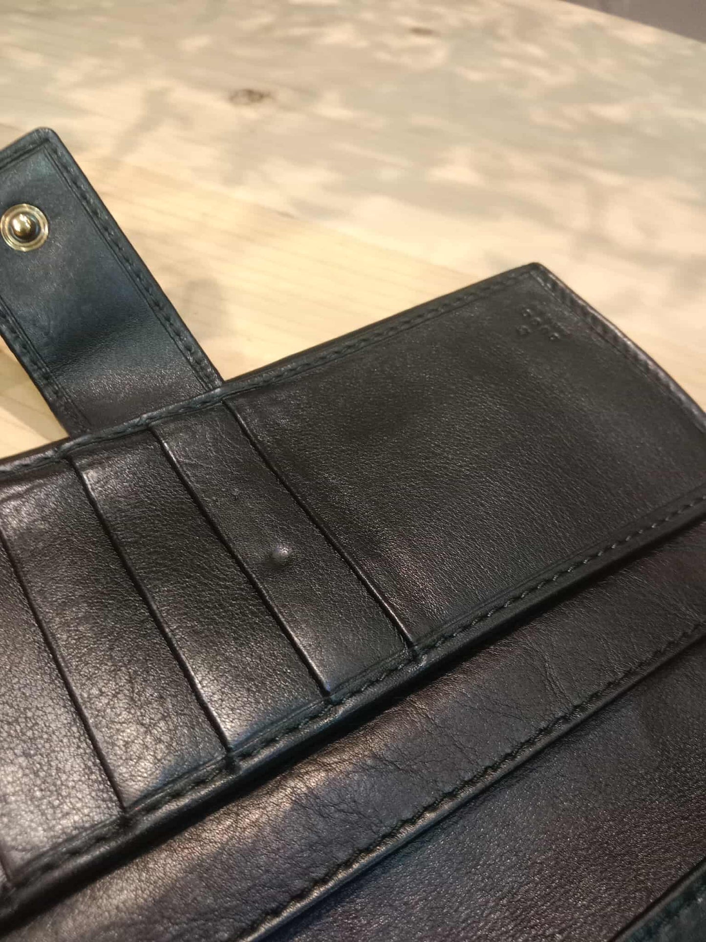 Gucci GG Marmont French Continental Wallet Black