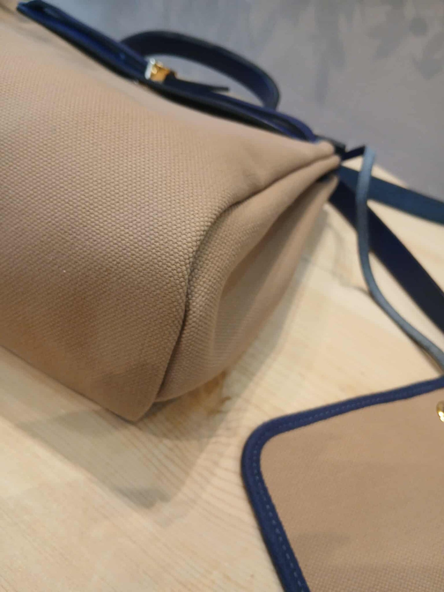 Hermes Herbag 31 Brown/Blue Stamp U 2022