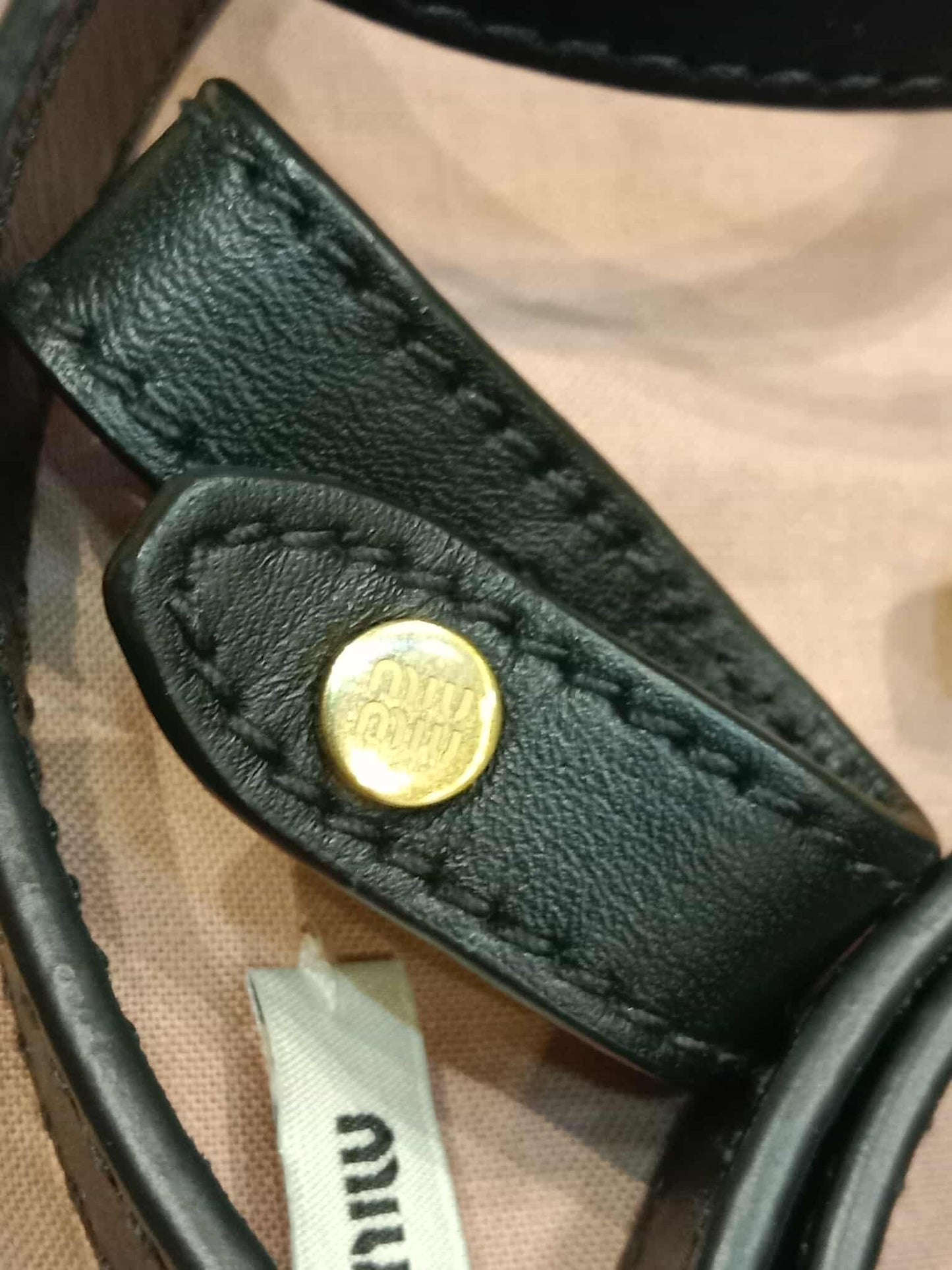 Miu Miu Arcadie Regular Black Bag
