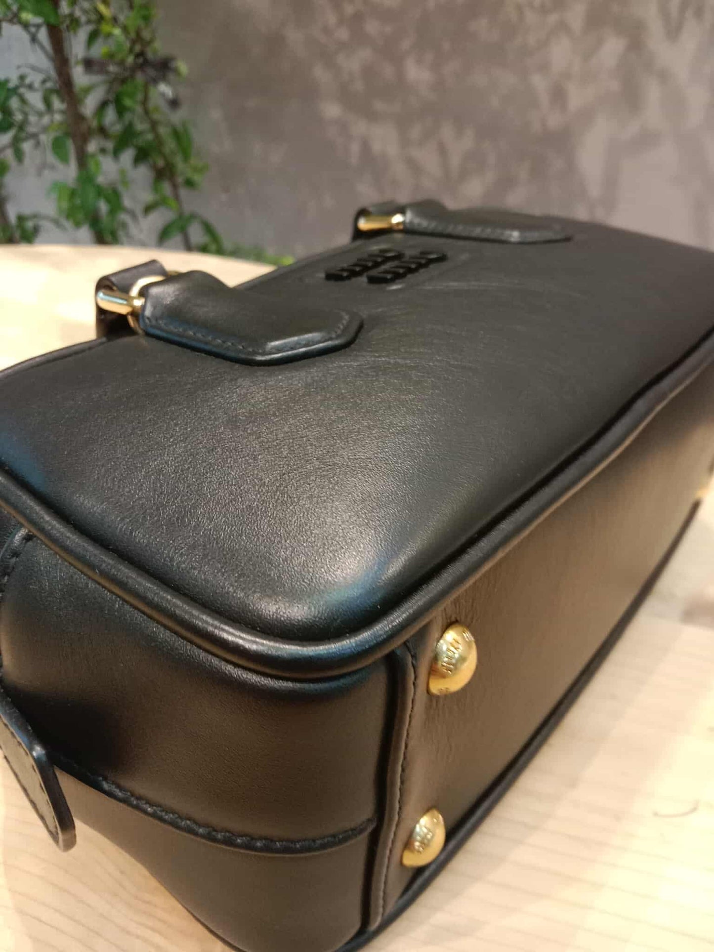 Miu Miu Arcadie Regular Black Bag